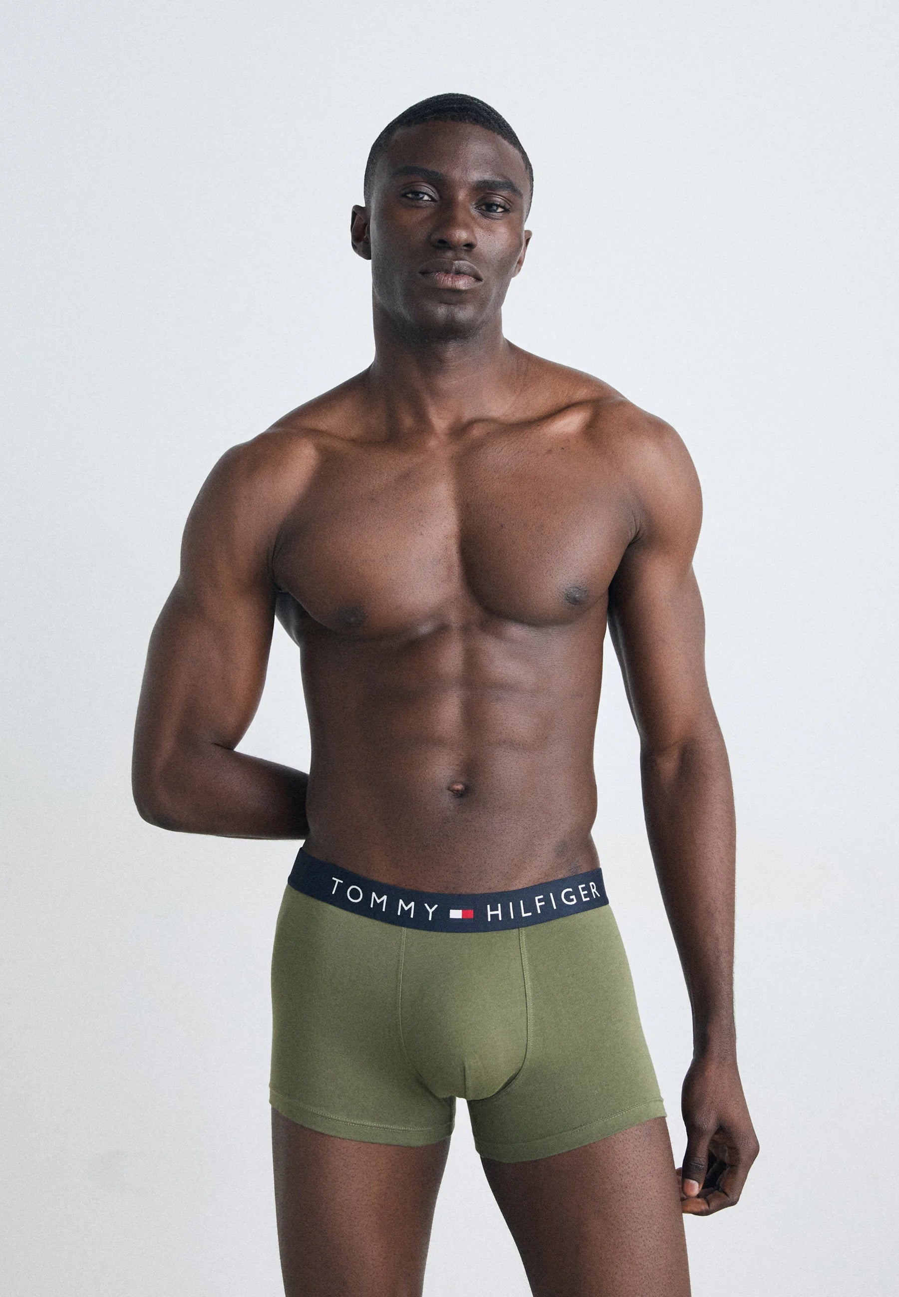 Tommy Hilfiger Original Trunk 3er-Pack – Grün, Hellrosa, Dunkelblau