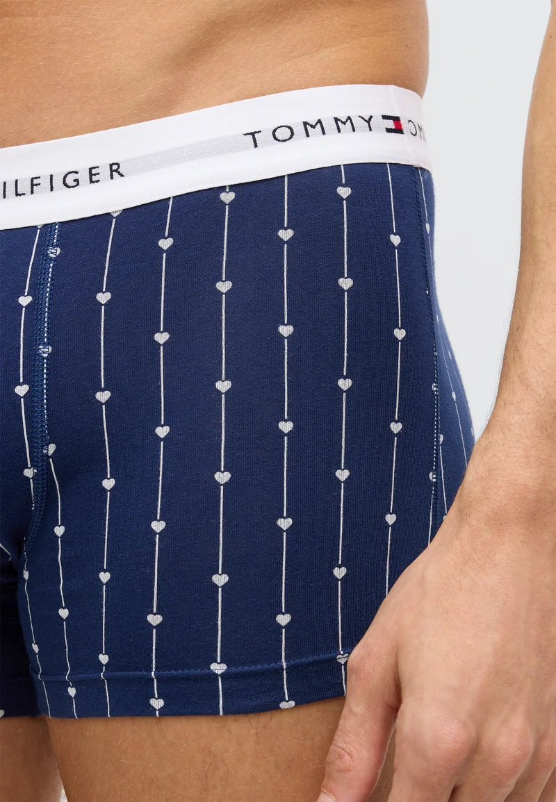 Tommy Hilfiger Signature Trunk Print 3 Pack – Blue, Red