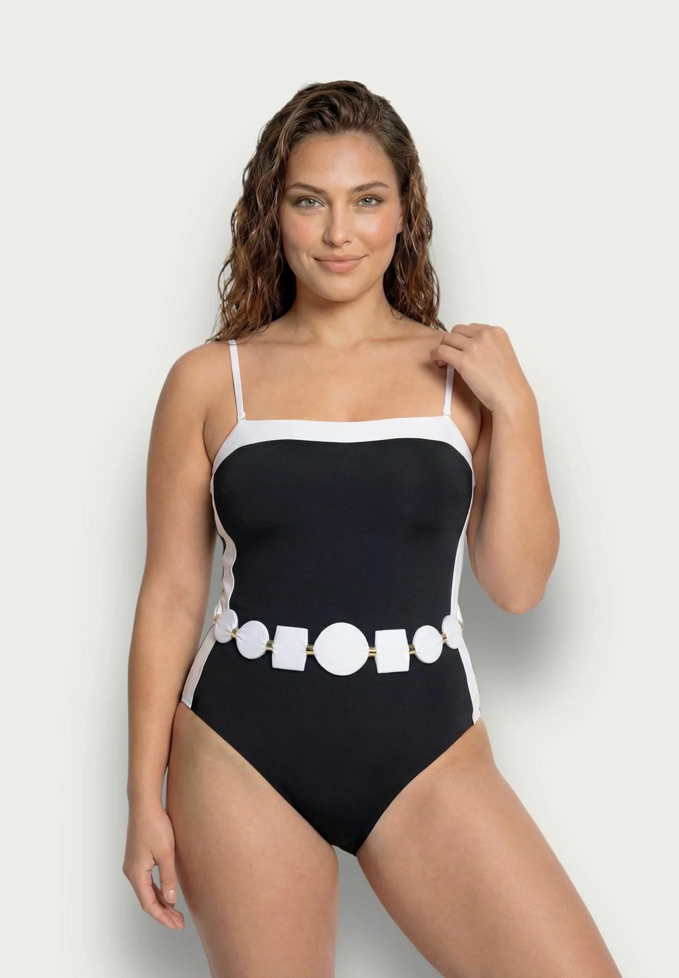Módní plavky Yamamay Sculpt – černé, bílé