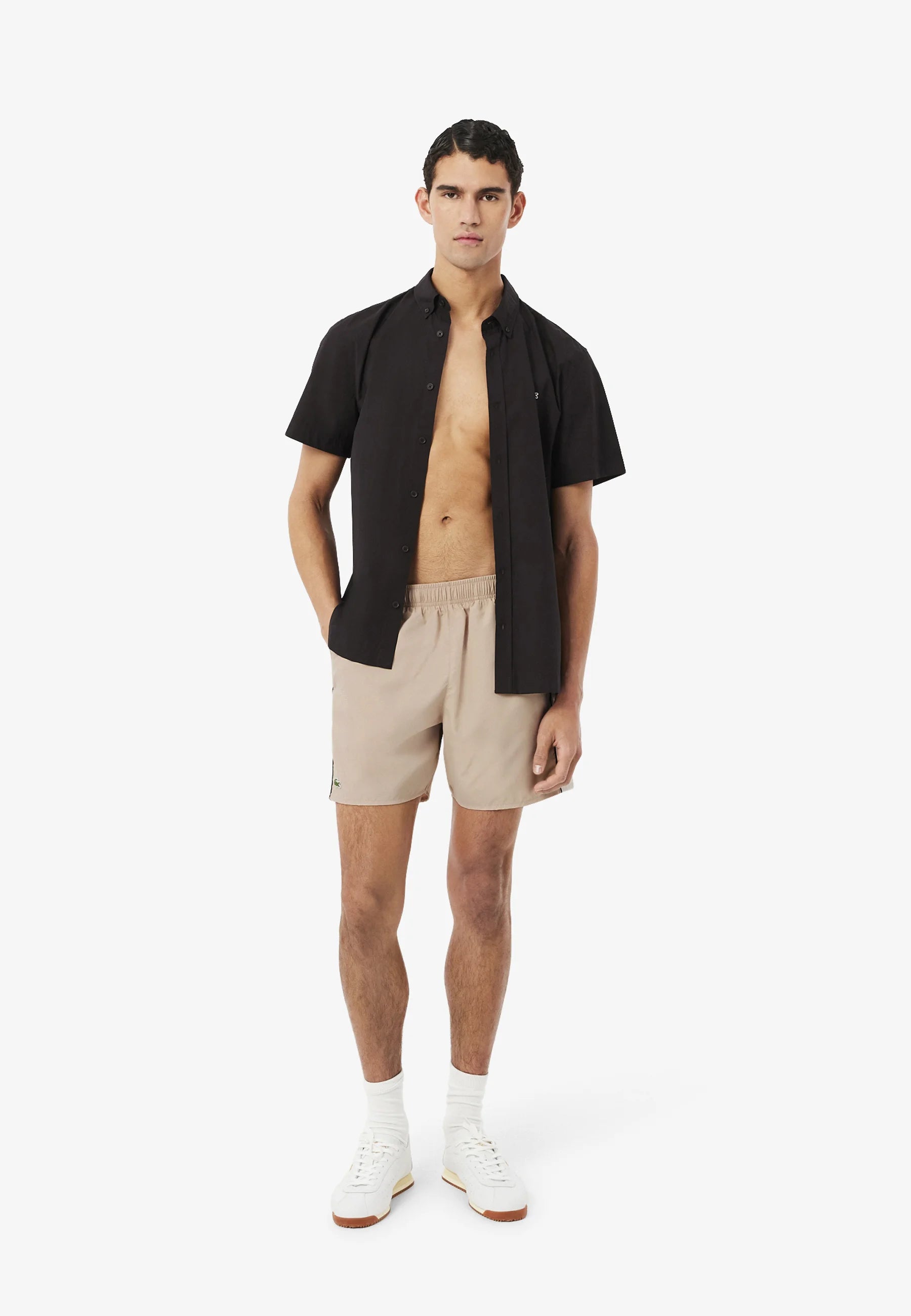 Short de bain Lacoste – Beige-IF