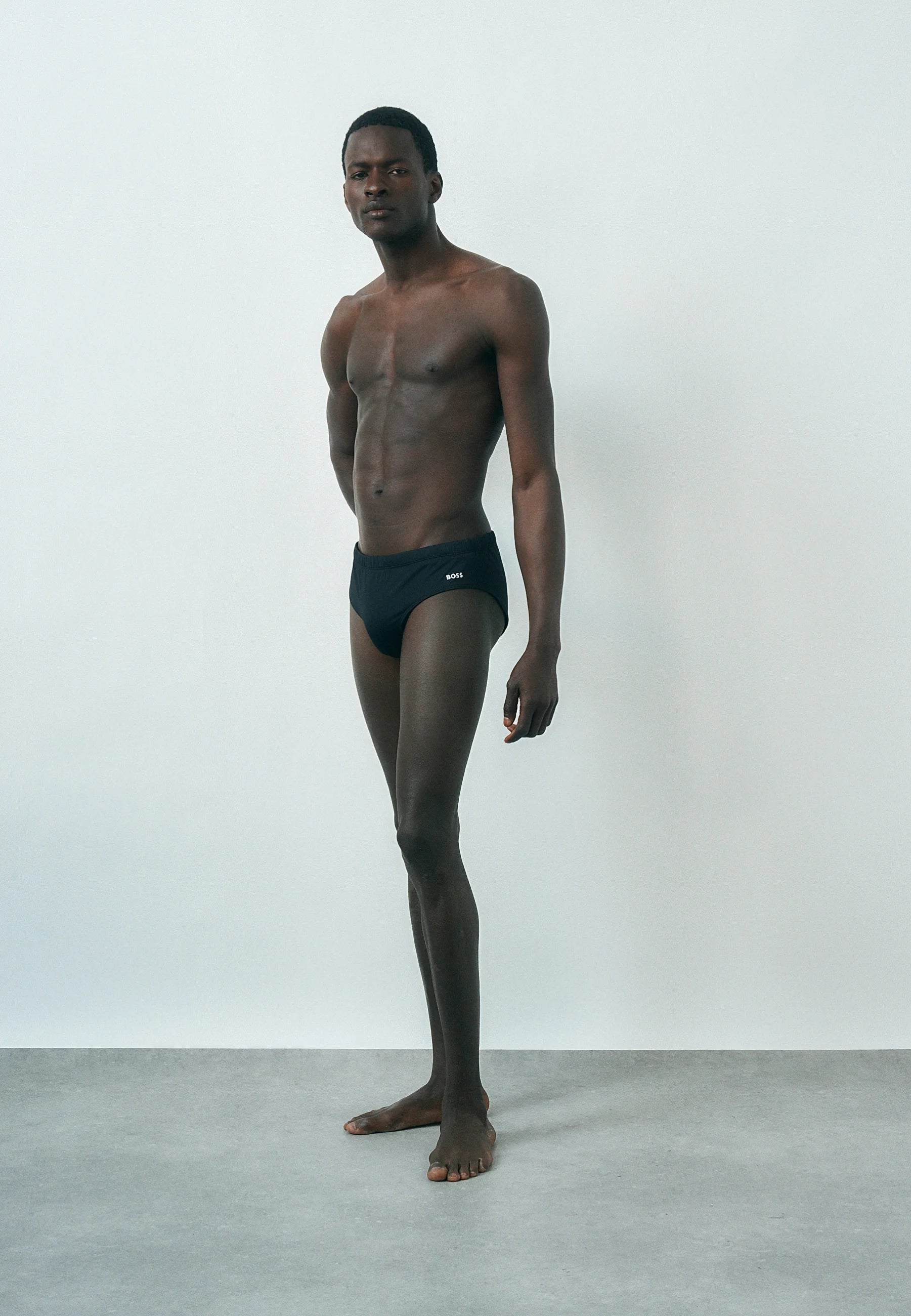Slip da bagno BOSS John – Nero