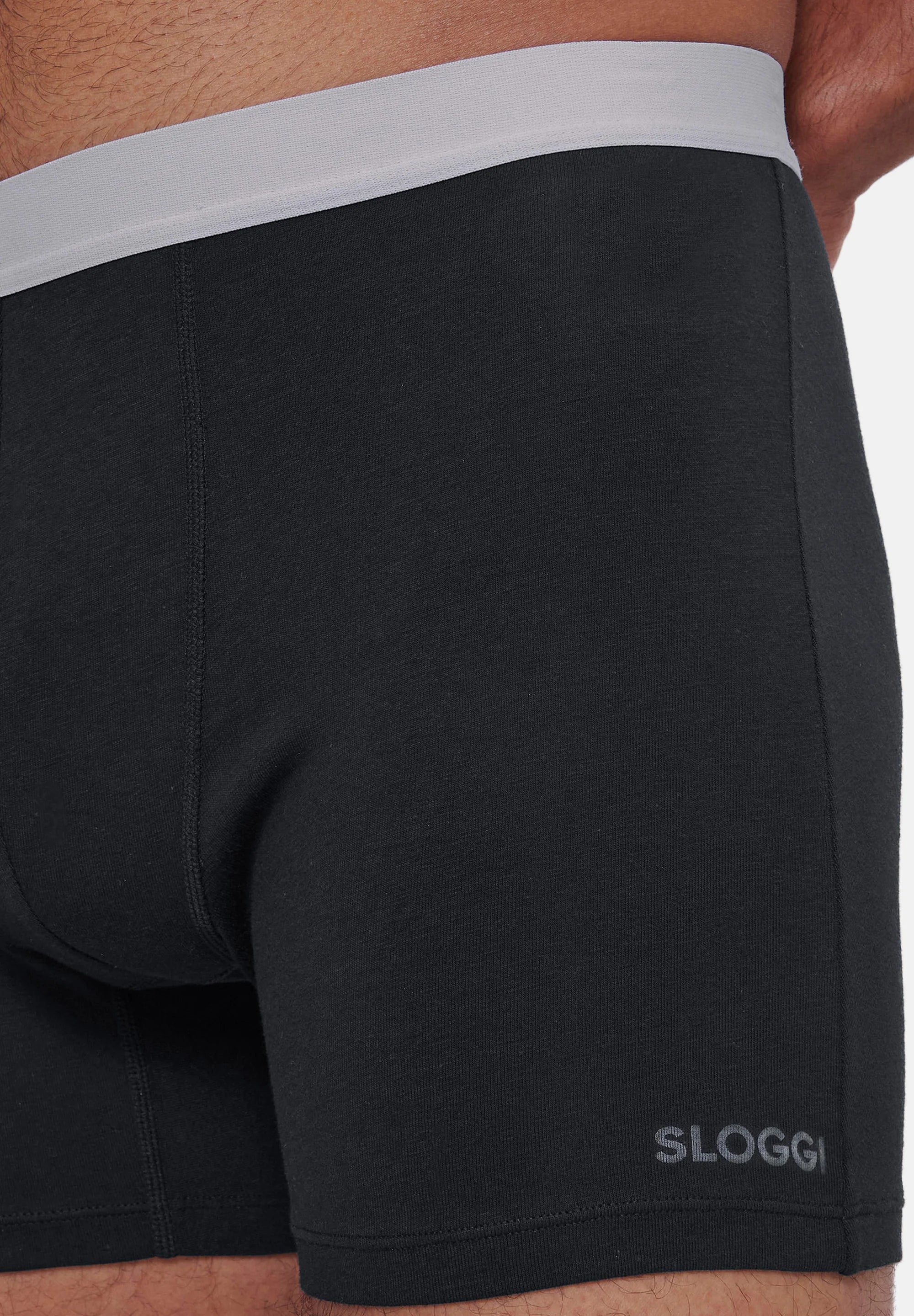 Sloggi Boxershorts 4er-Pack – Schwarz