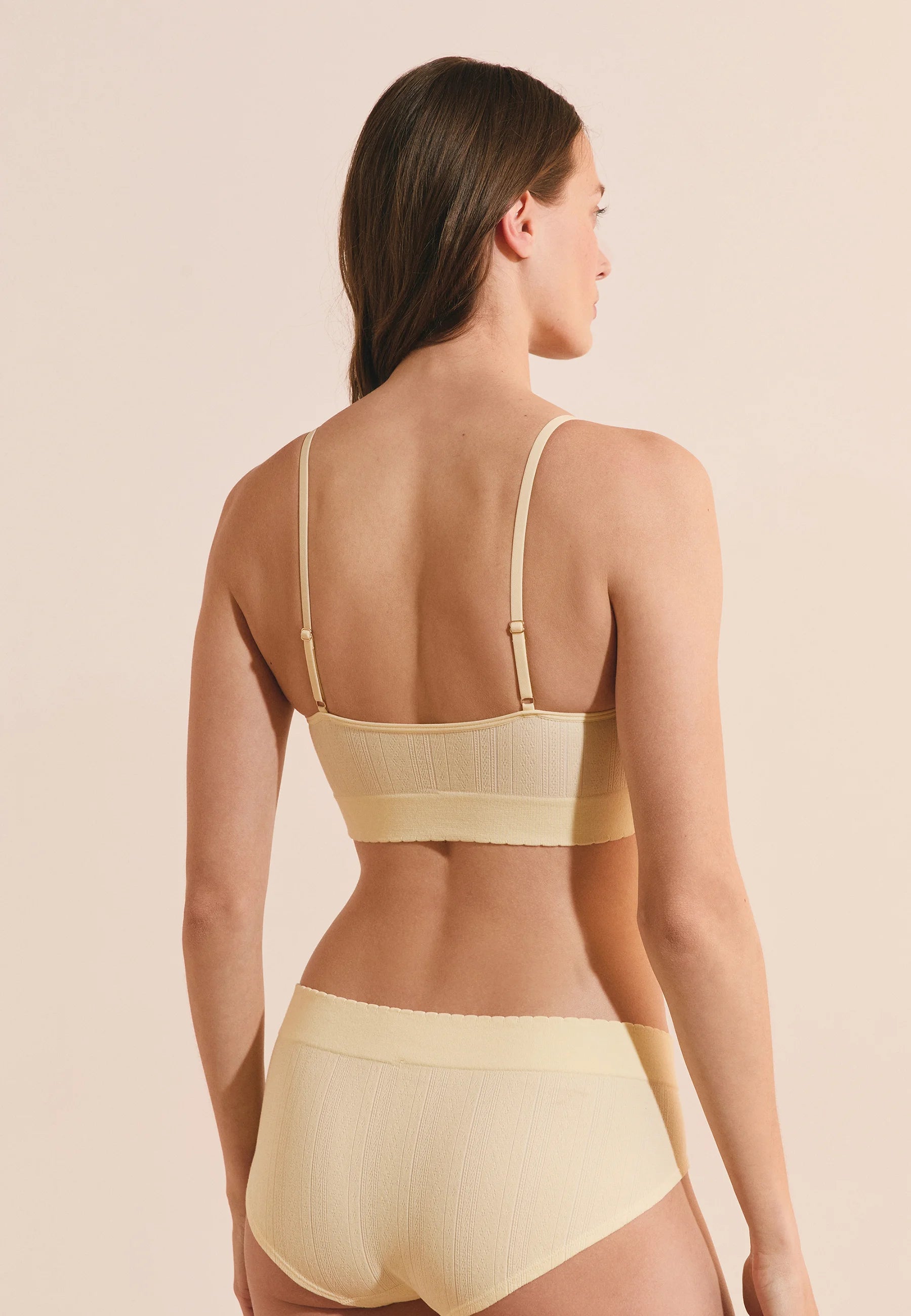 Etam Daily Seamless Bustier – Light Yellow
