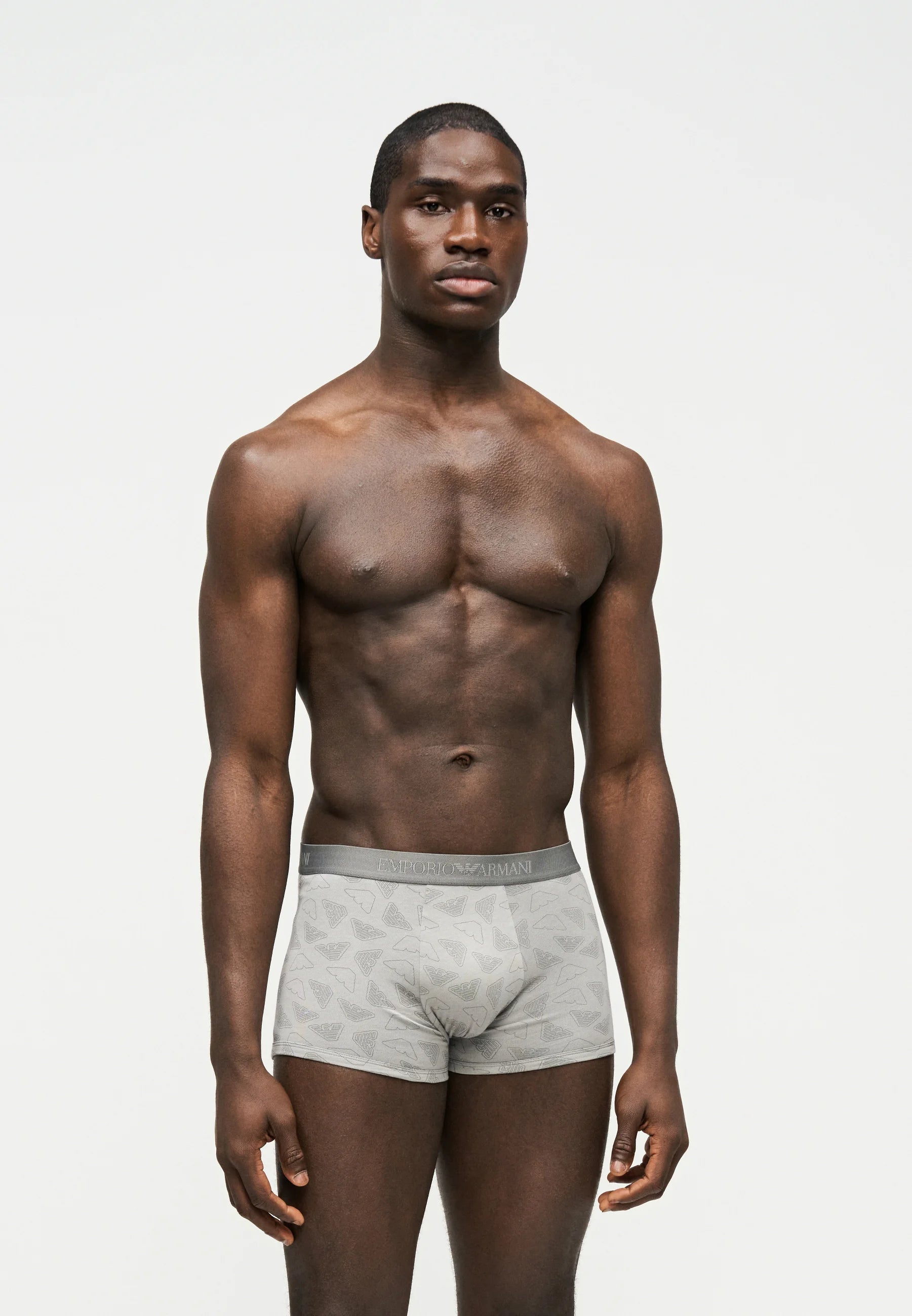 Lot de 3 boxers Emporio Armani PURE – Noir, Gris