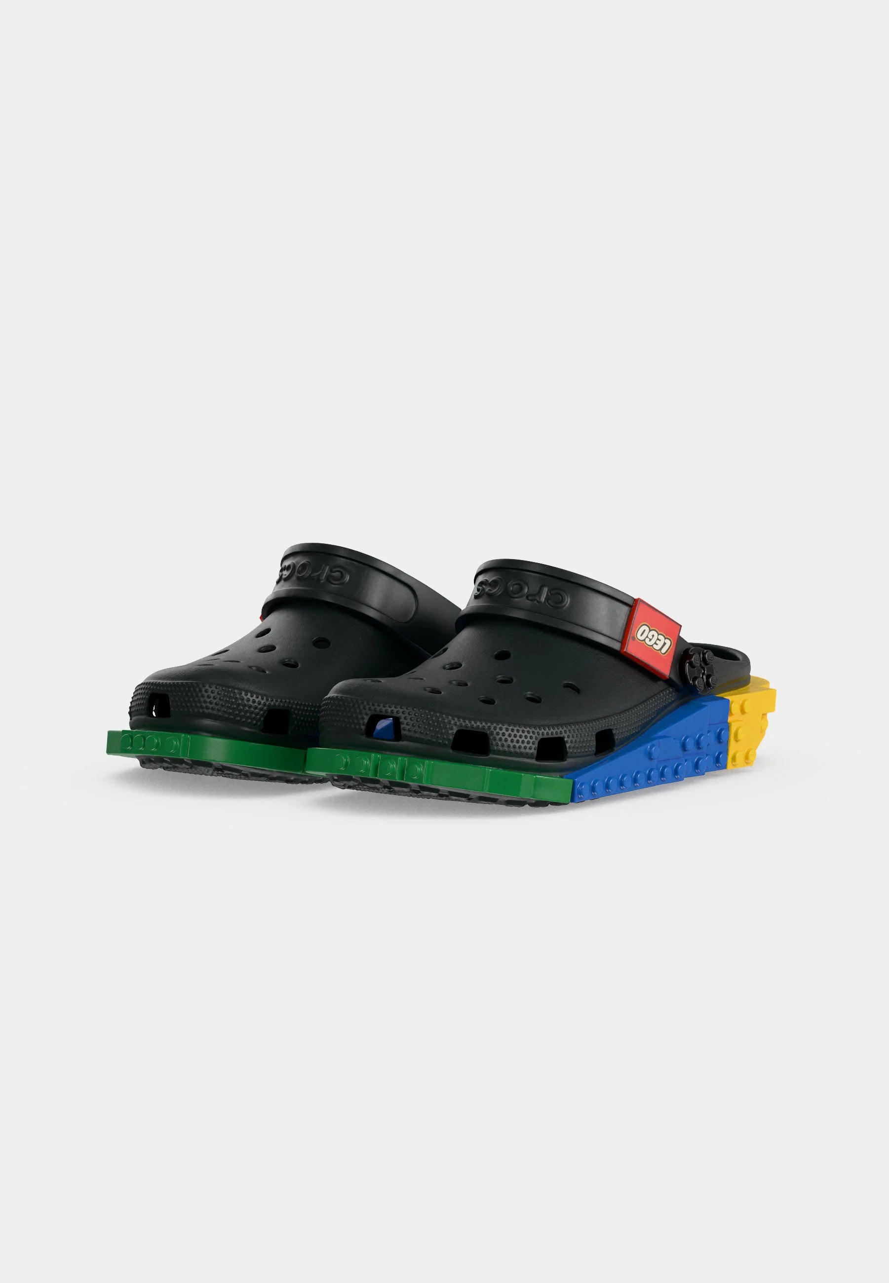Crocs 4LW System Unisex-Pantoletten – Schwarz