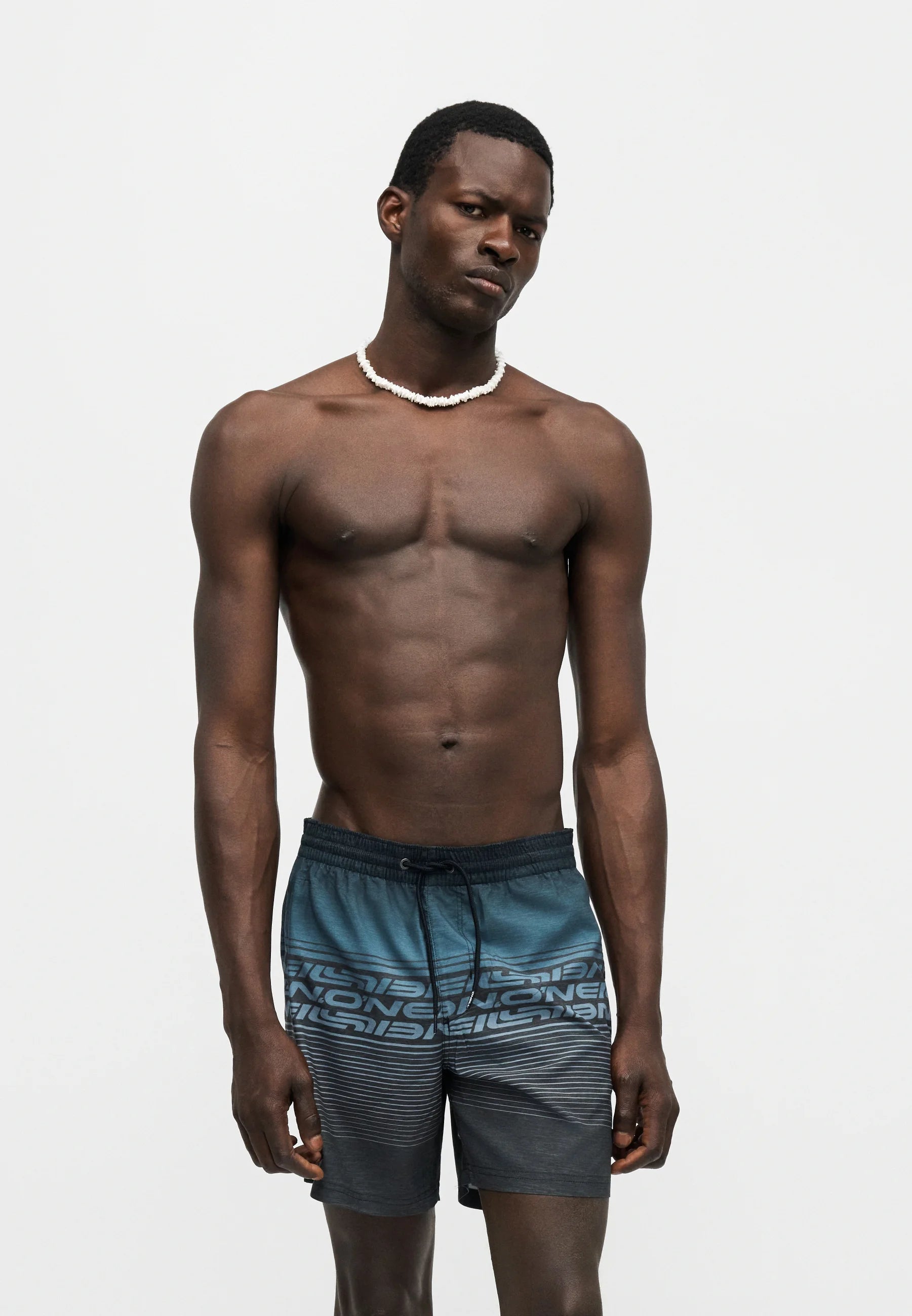 Short de bain O'Neill Logo Stripe - Black Out