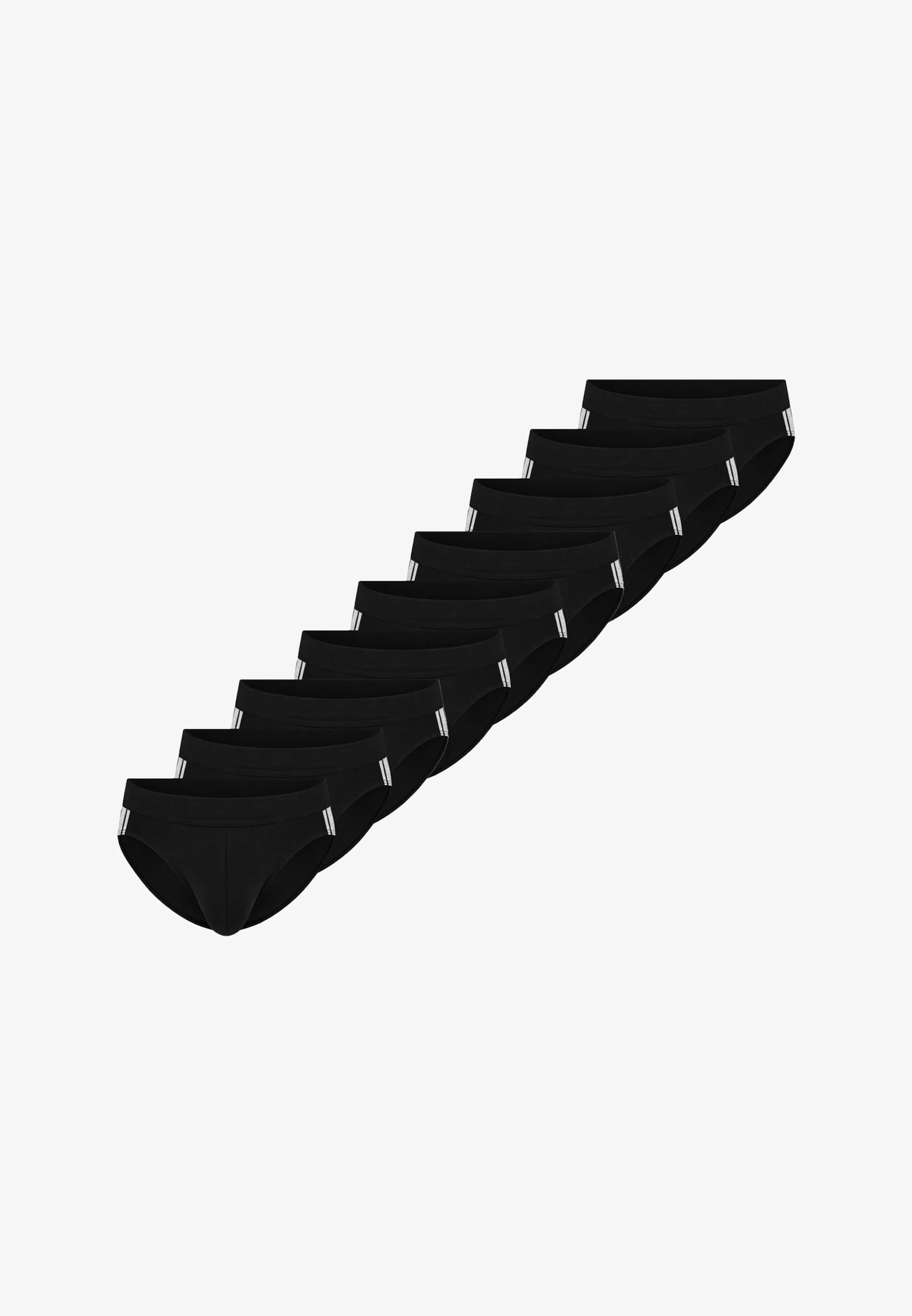Schiesser 9er-Pack Slips – Schwarz