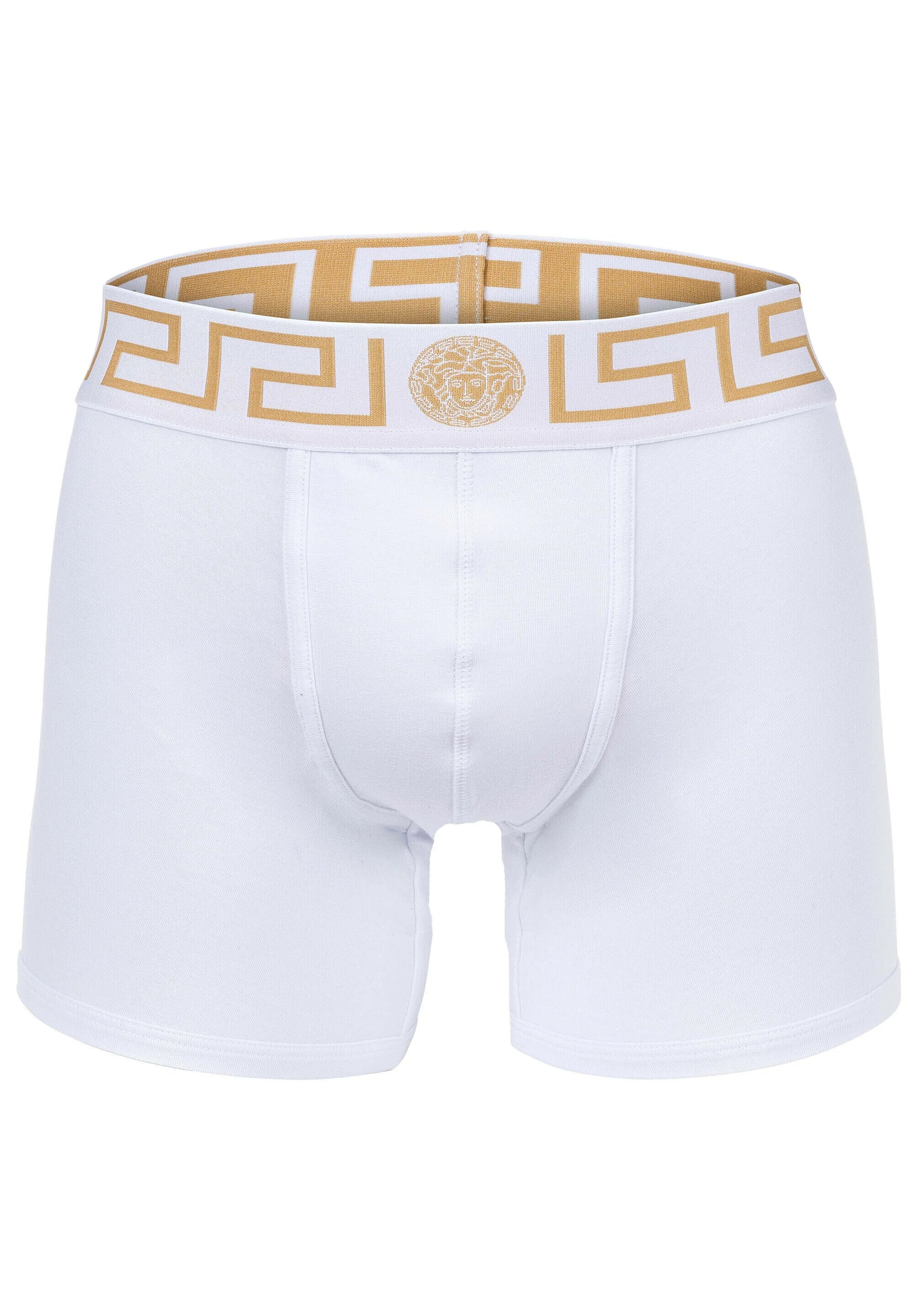 Versace Cotton Stretch Trunks – 2 Pack – Black, White