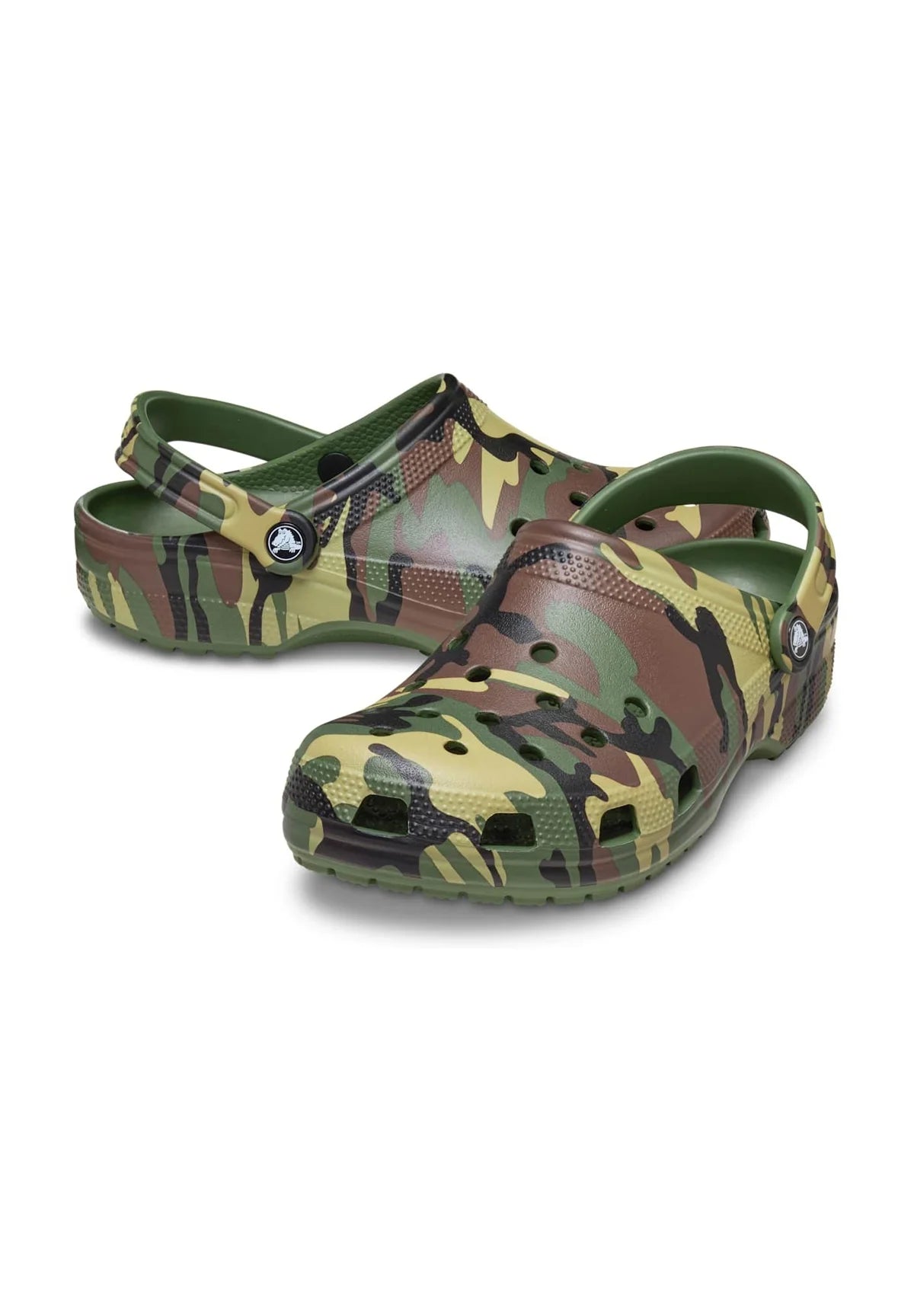 Crocs Classic Camouflage Clog – Armeegrün Multi