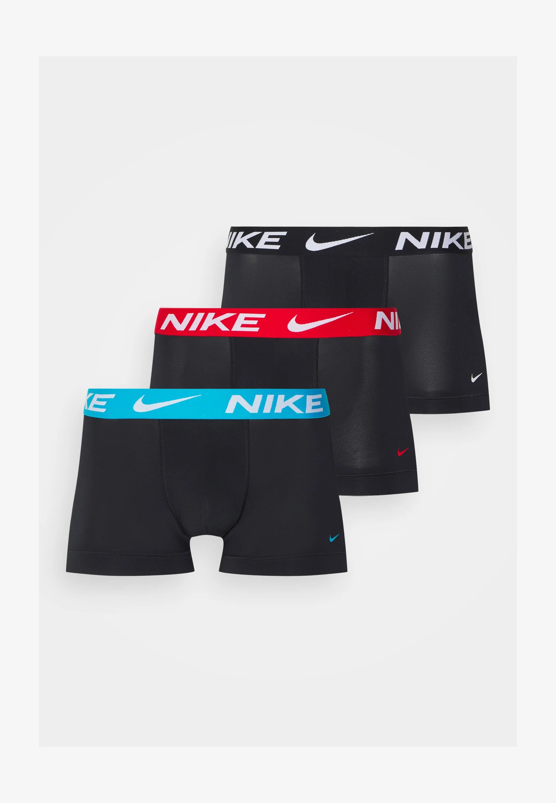 Nike Underwear Essential Trunk 3 Pack – Black, Red, Blue Lightning