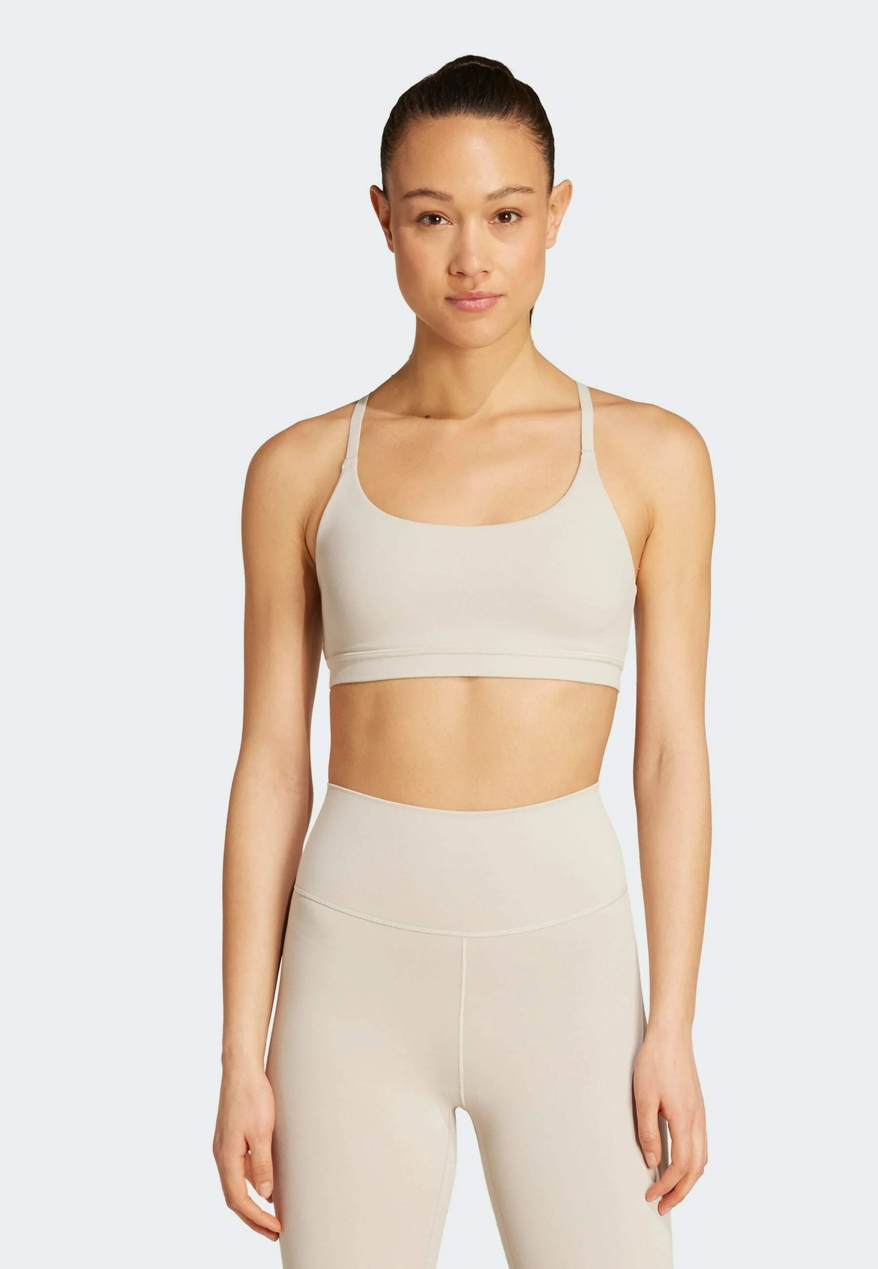 Adidas Performance All Me LS Light Support Sport-BH – Beige