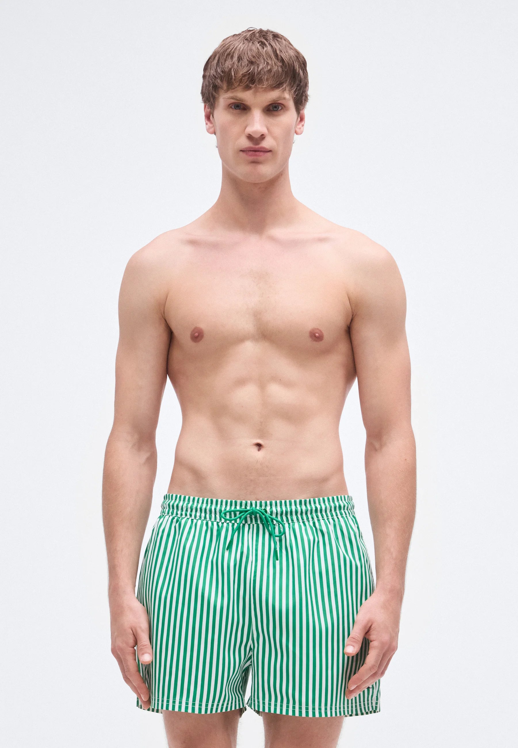 Short de bain monogramme Calvin Klein – Penny, vert Mardi Gras