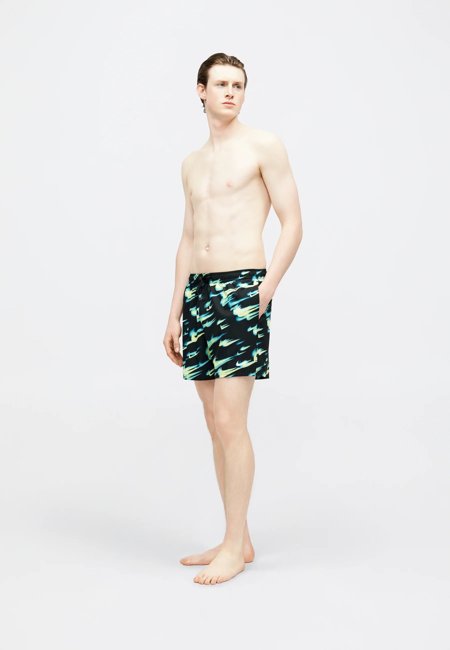 Short de bain Nike Swim Breaker Print Volley – Volt