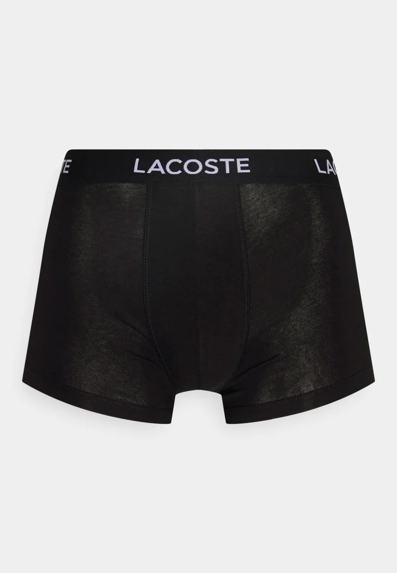 Lacoste Lot de 5 boxers stretch – Noir, Ledge, Reseda, Pastil
