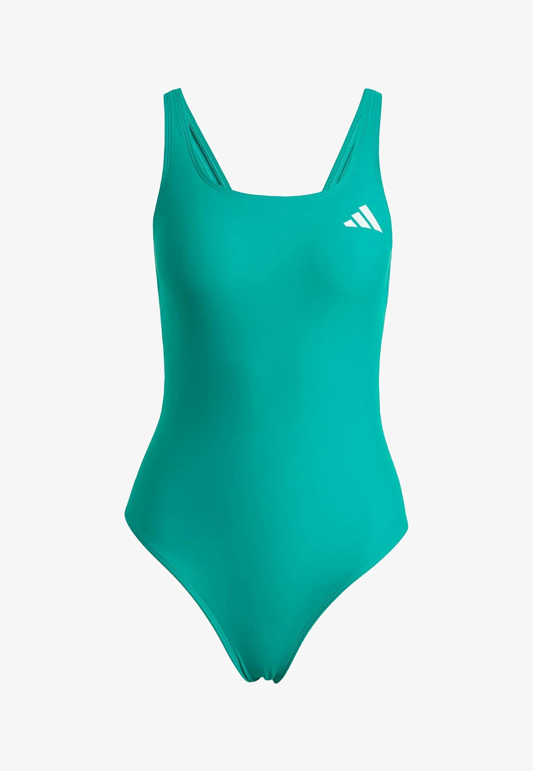 Jednodílné plavky Adidas Performance V-Back – zelená výbava