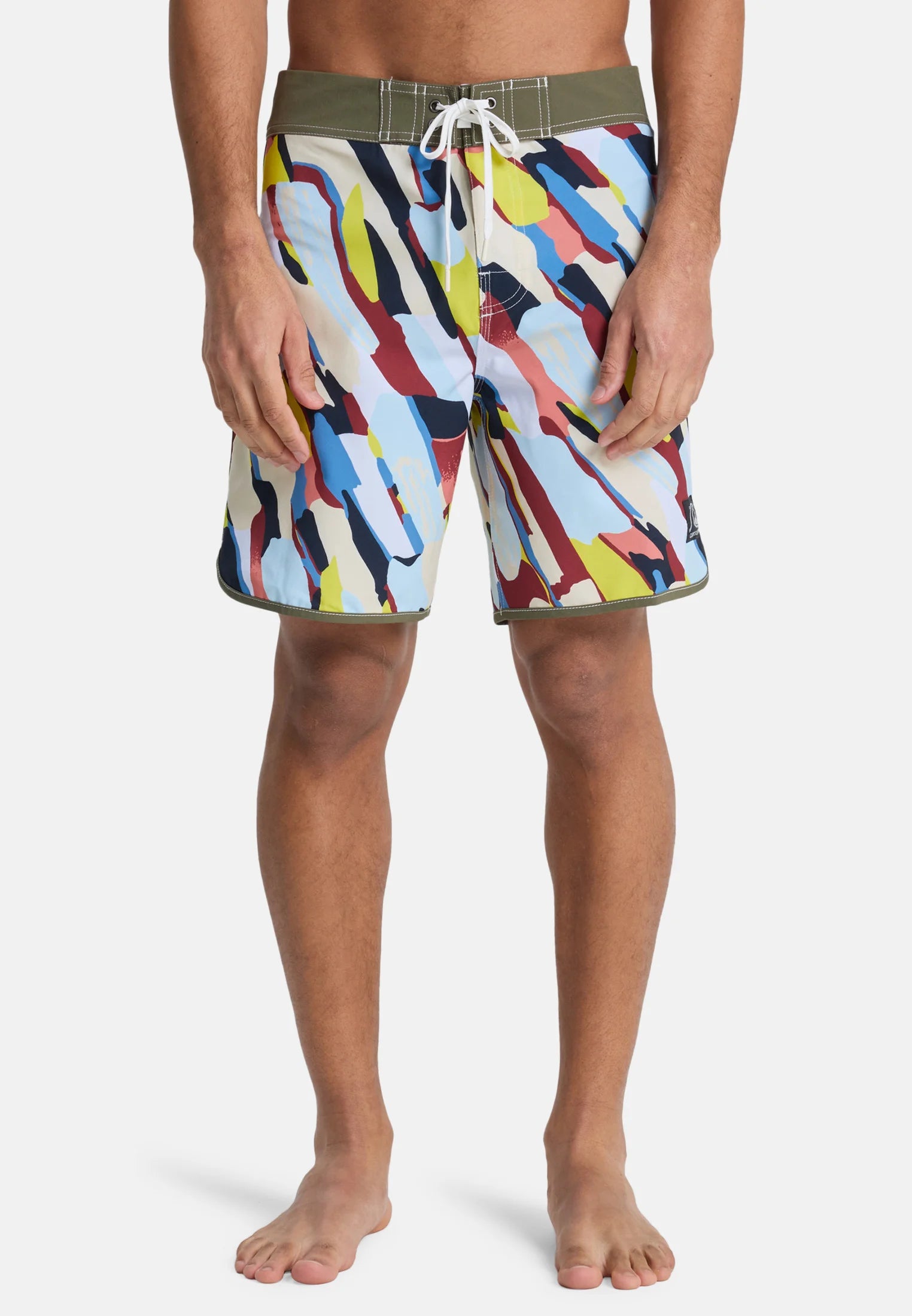 Short de bain Quiksilver Original Scallop 18 – Crème