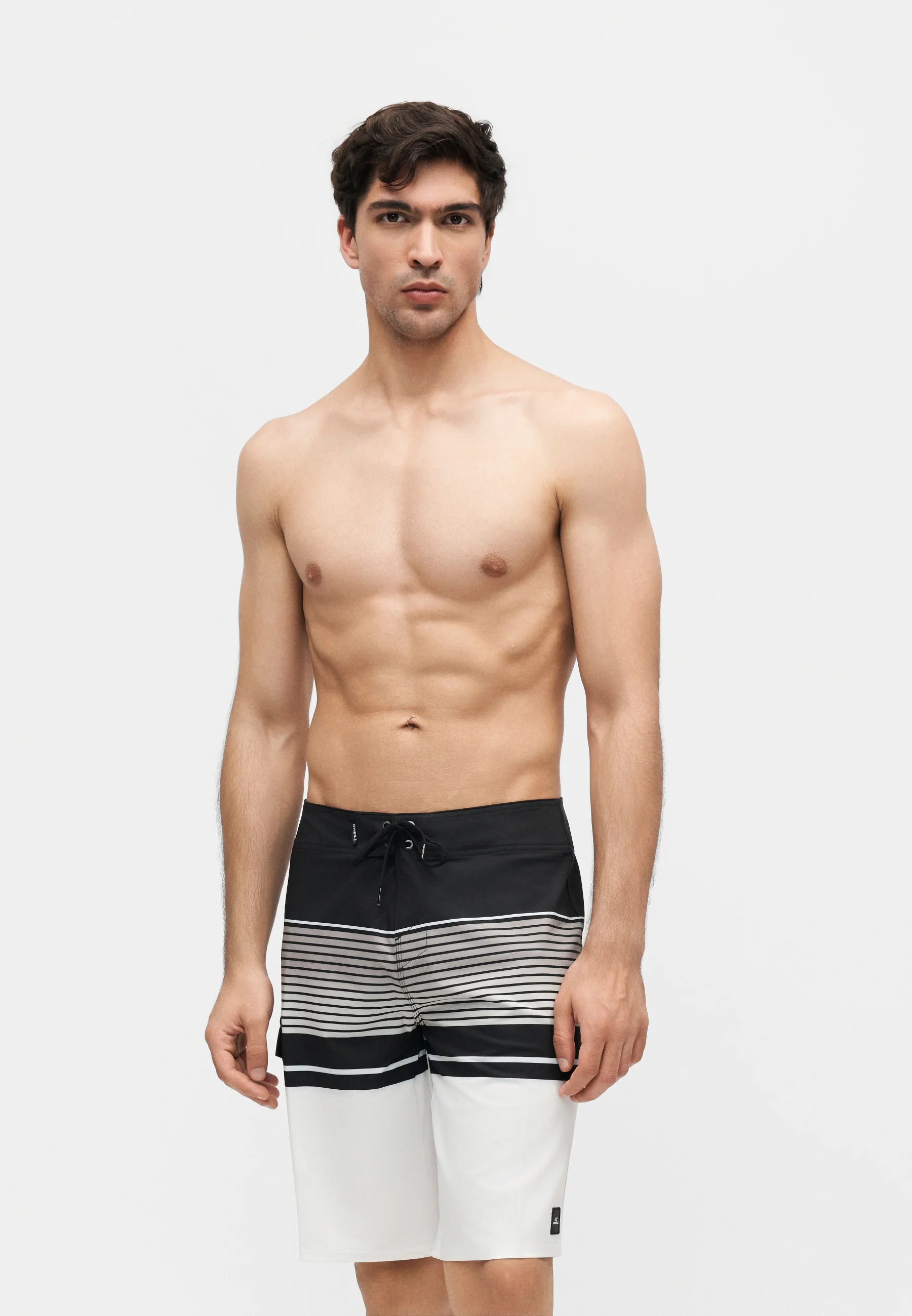 Short de bain O'Neill Lennox Stripe - Blanc