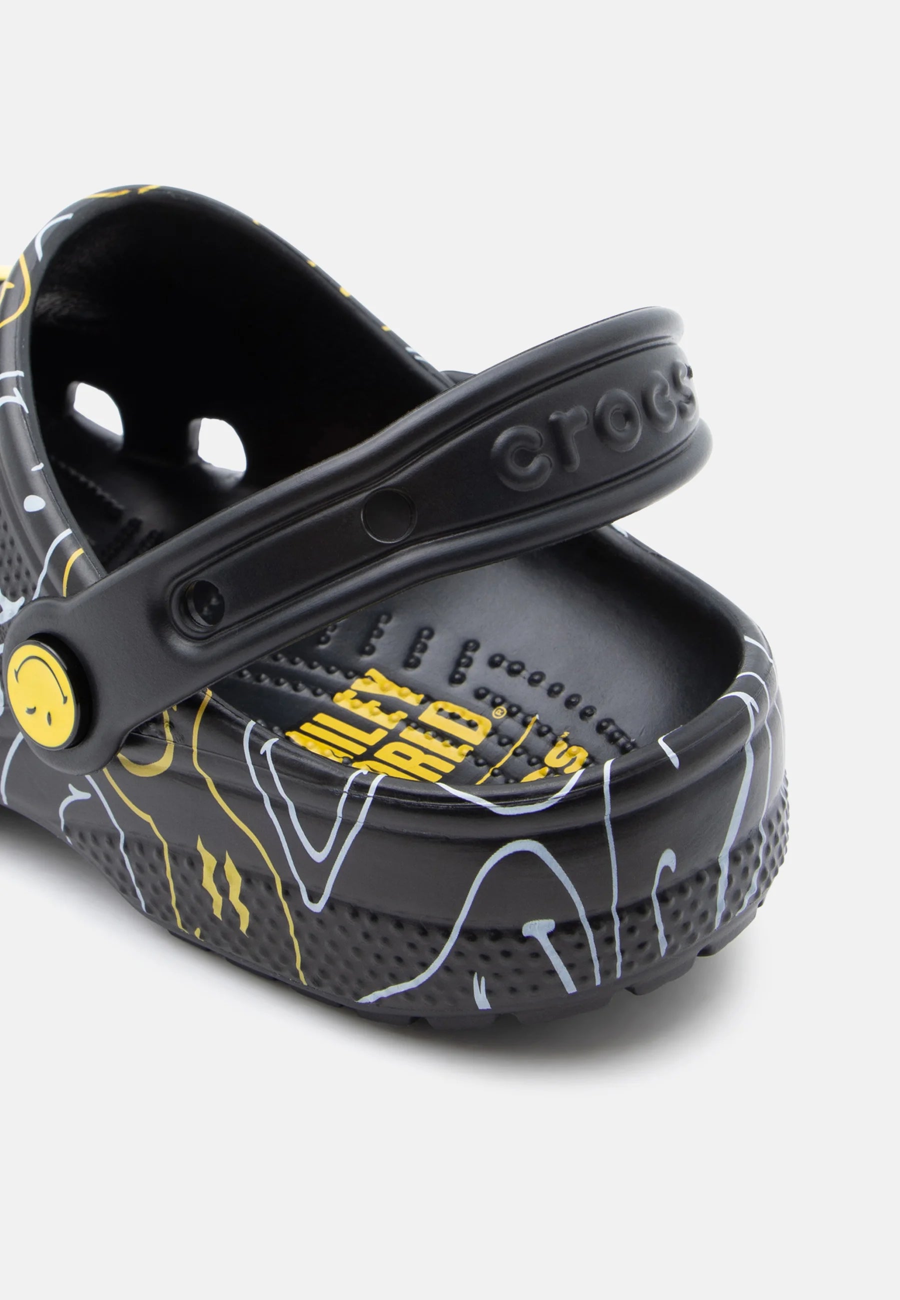 Mules unisexes Crocs Smiley Classic – Multicolore
