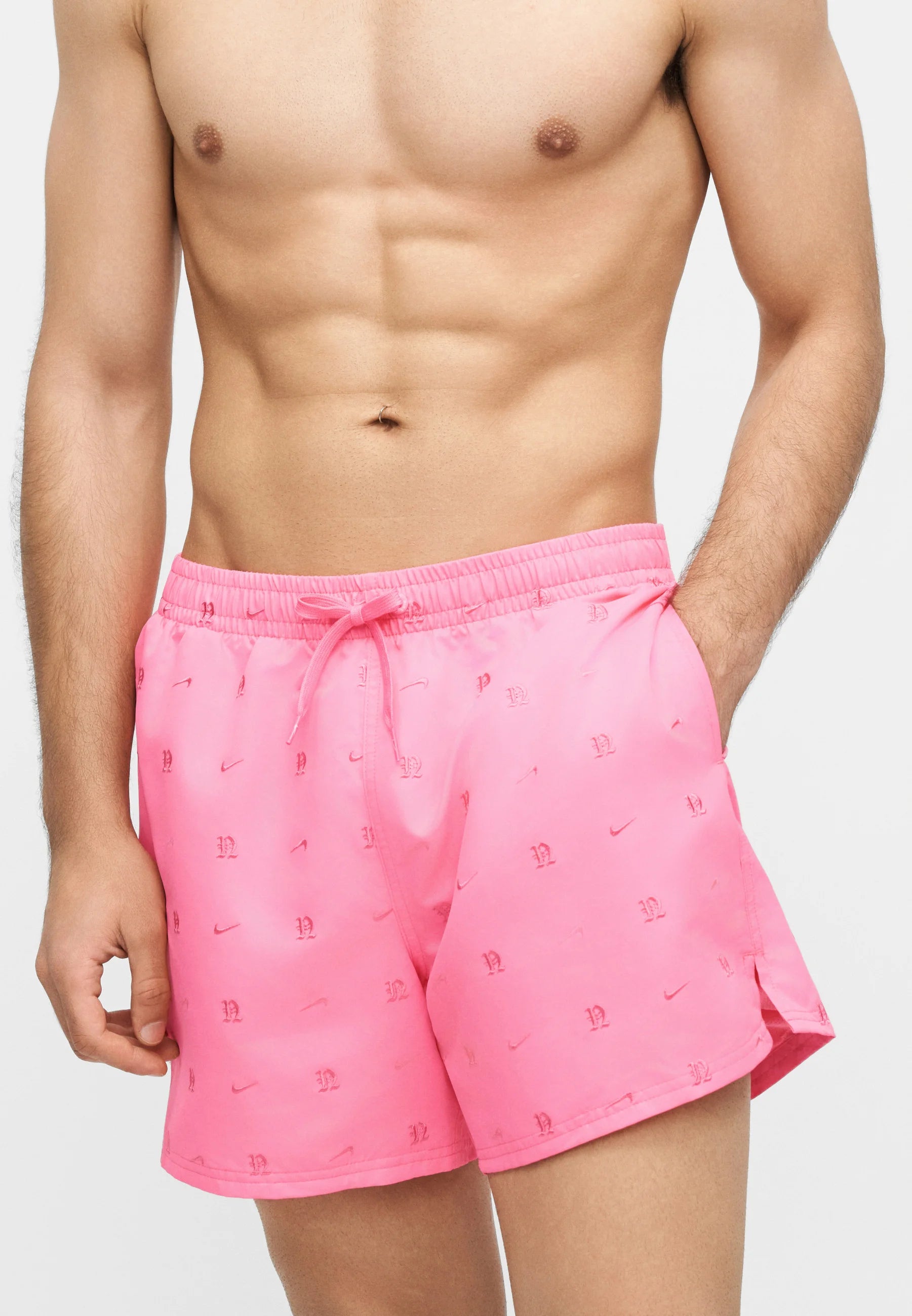 Short de bain Nike Swim Breaker Lux Letter Volley - Rose Lueur