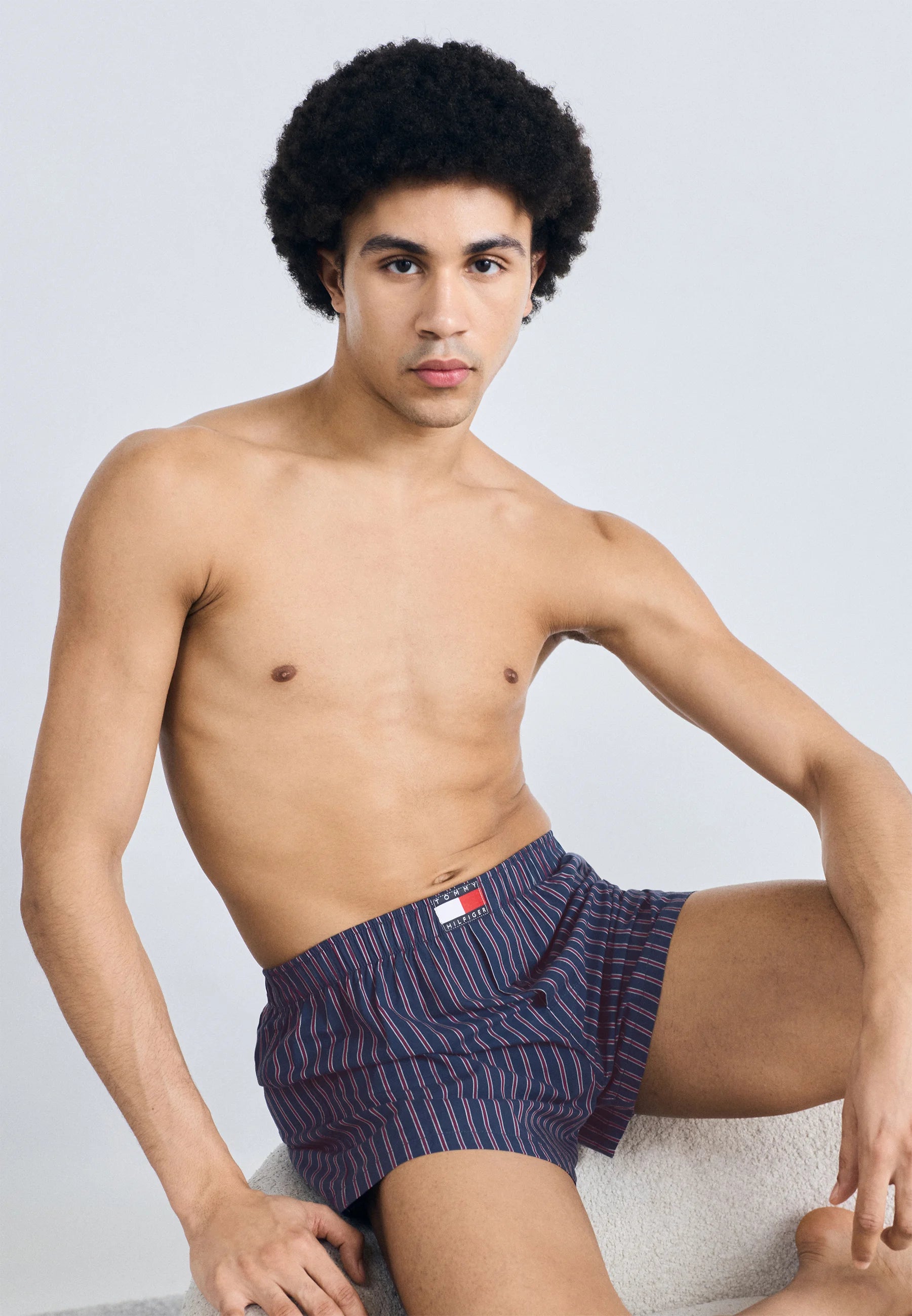 Tommy Hilfiger Heritage Print 3 Pack Boxer Shorts - Rose, Jus De Framboise