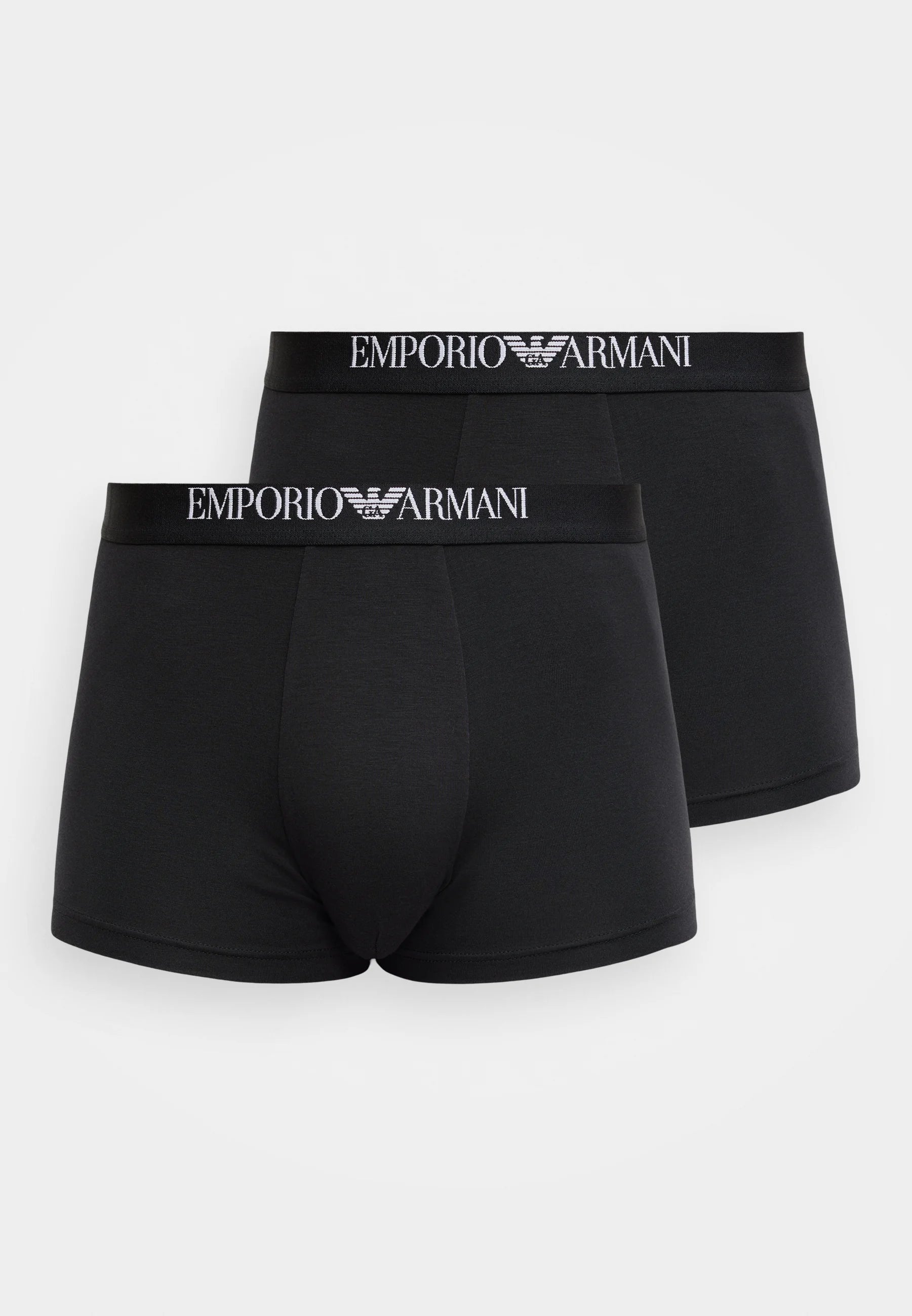 Confezione da 2 boxer premium elasticizzati Emporio Armani – Nero