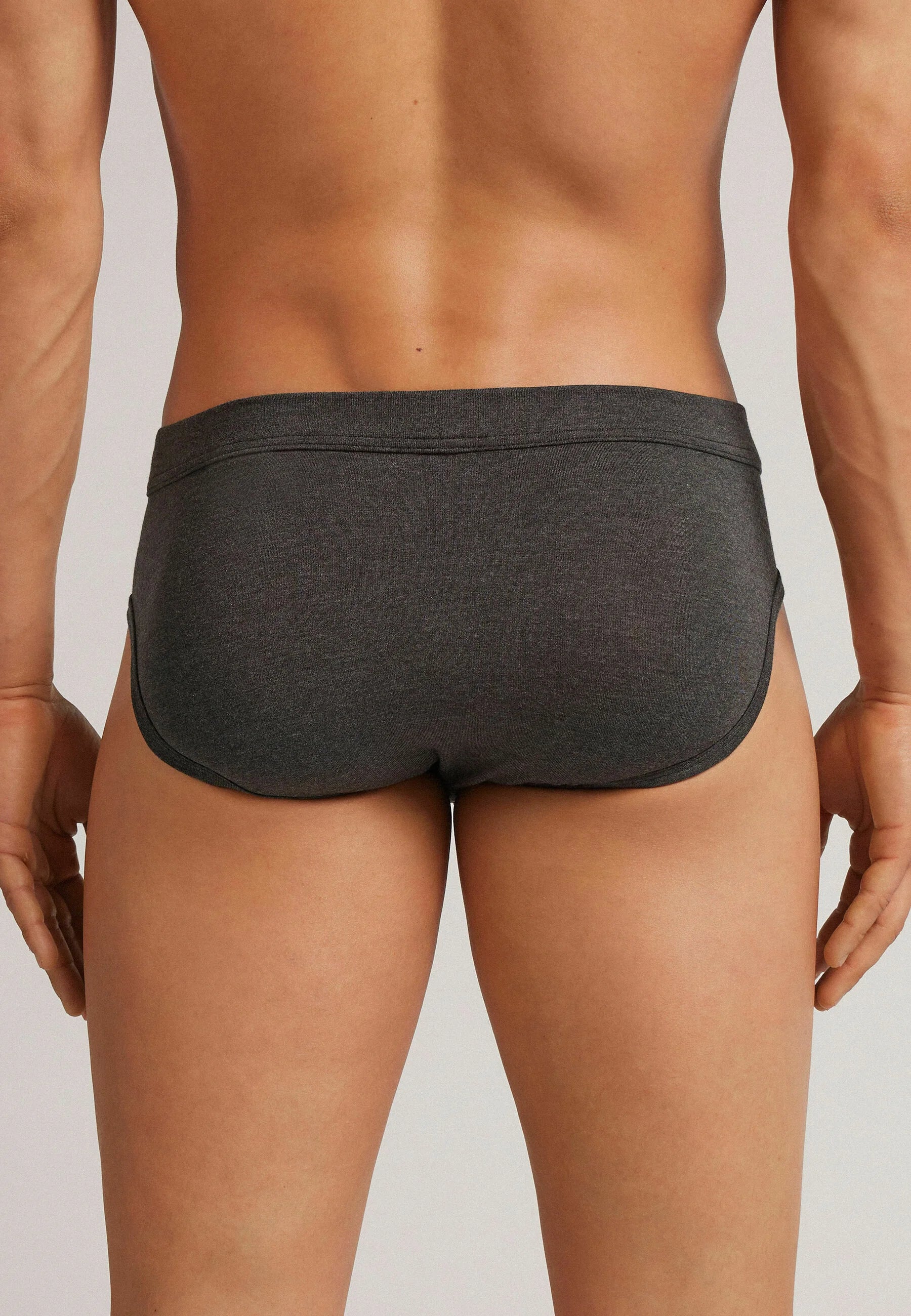 Kalhotky IUMAN Intimissimi Uomo Snug Fit – tmavě šedá směs