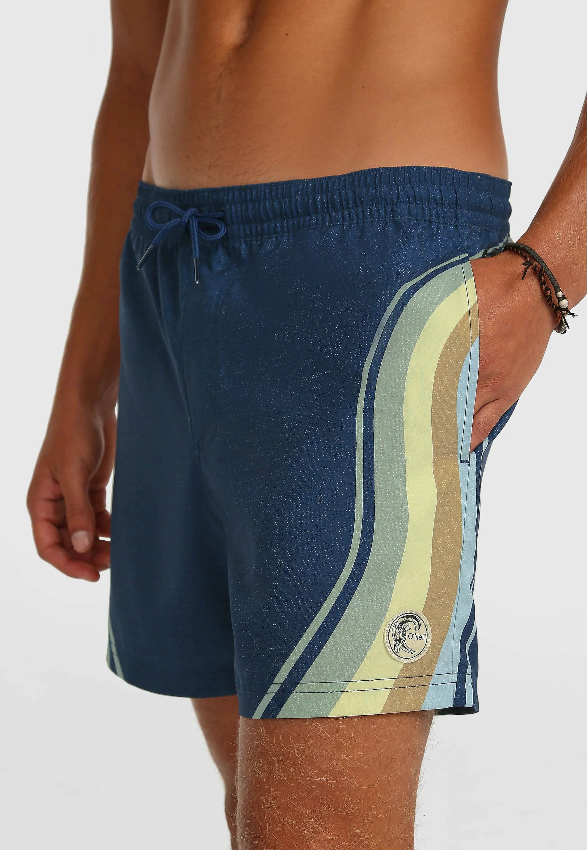 O’Neill Originals Longboard 15 Swim Trunks – Blue Originals Sideburns