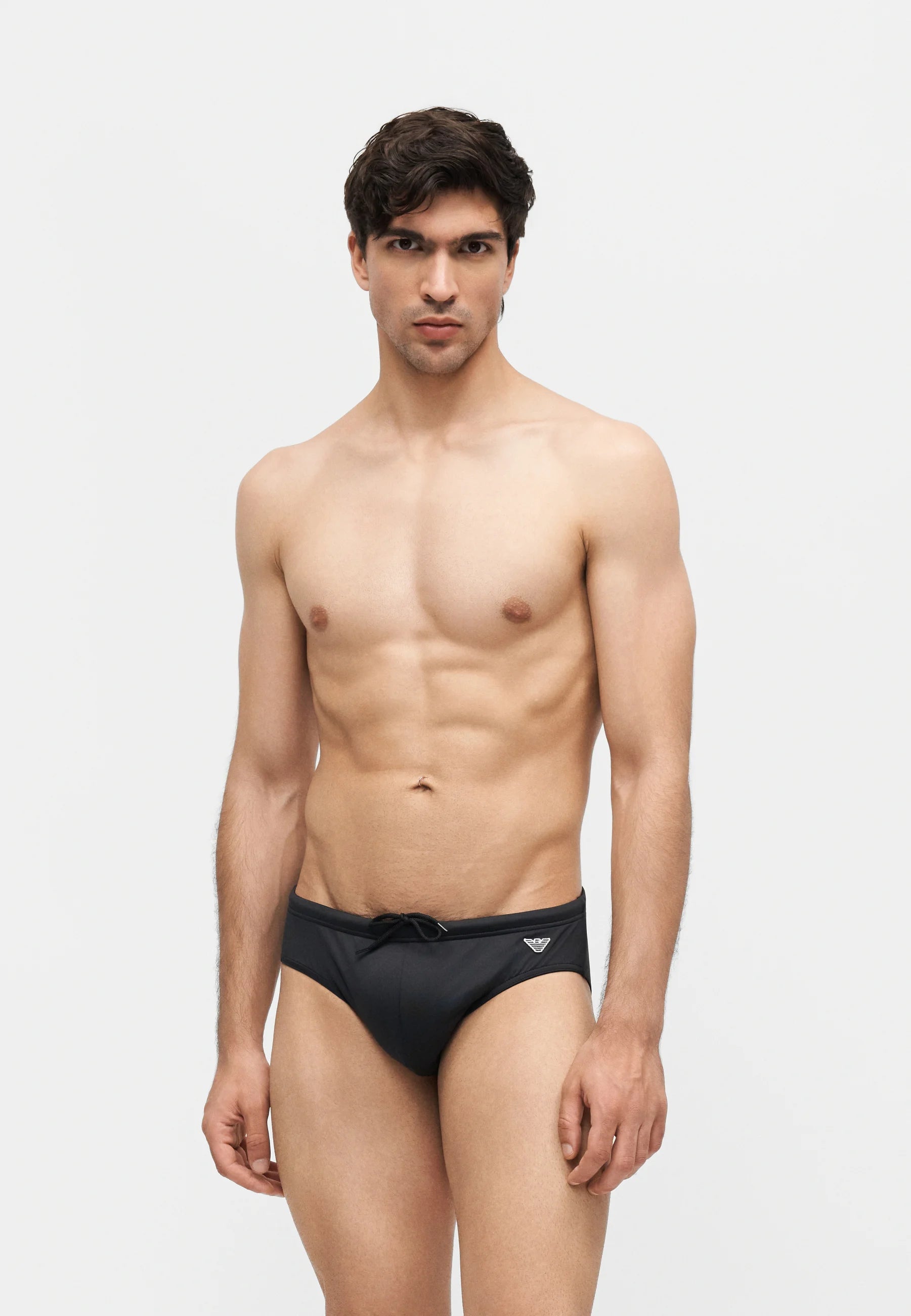 Emporio Armani EA7 Essential Slip Beachwear Badehose – Schwarz