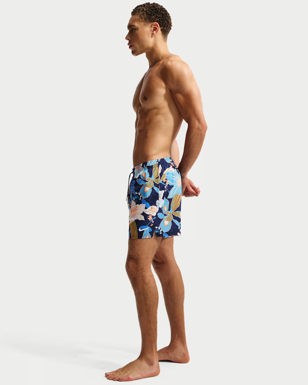 Short de volley doublé Nike Swim Breaker Brief - Midnight Navy