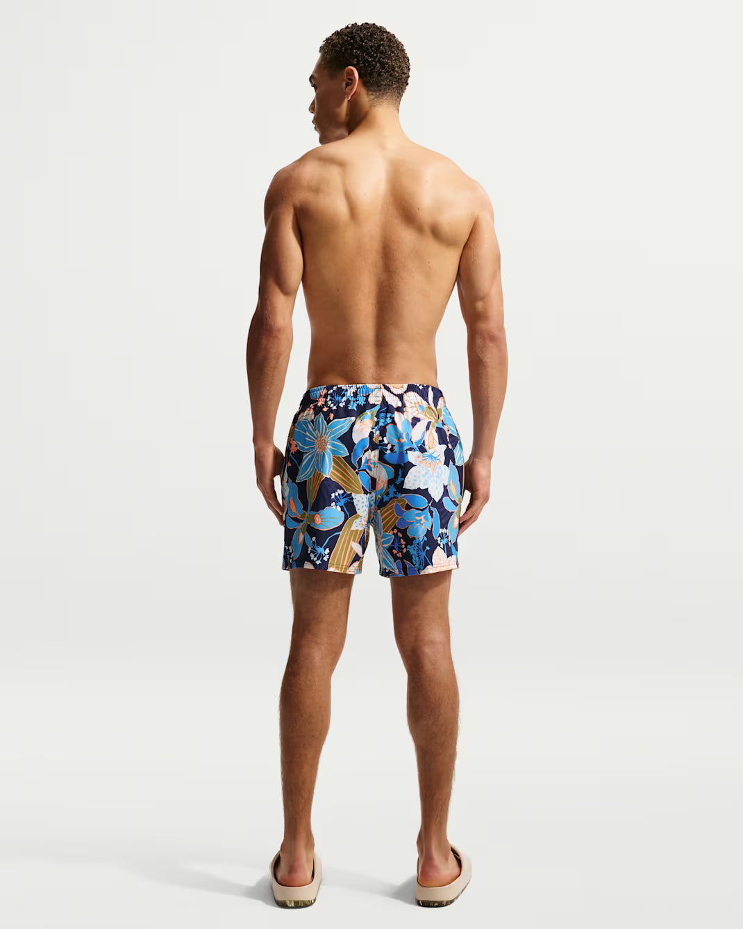 Short de volley doublé Nike Swim Breaker Brief - Midnight Navy