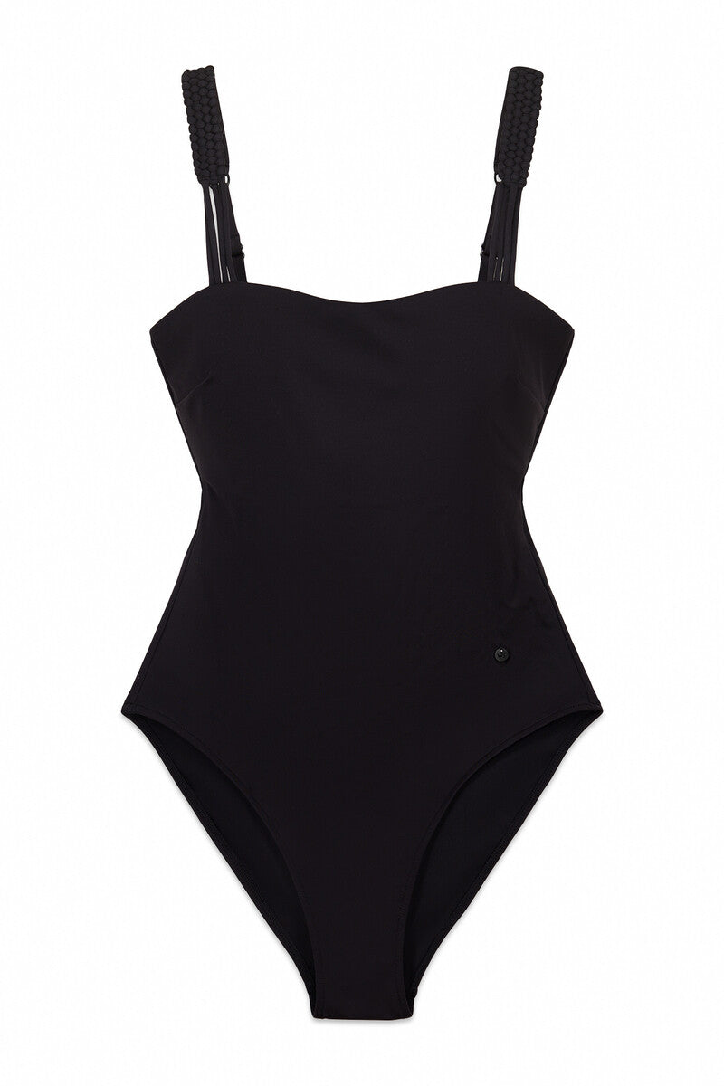 Women’secret Black Shaping Straight Neckline Swimsuit – Black