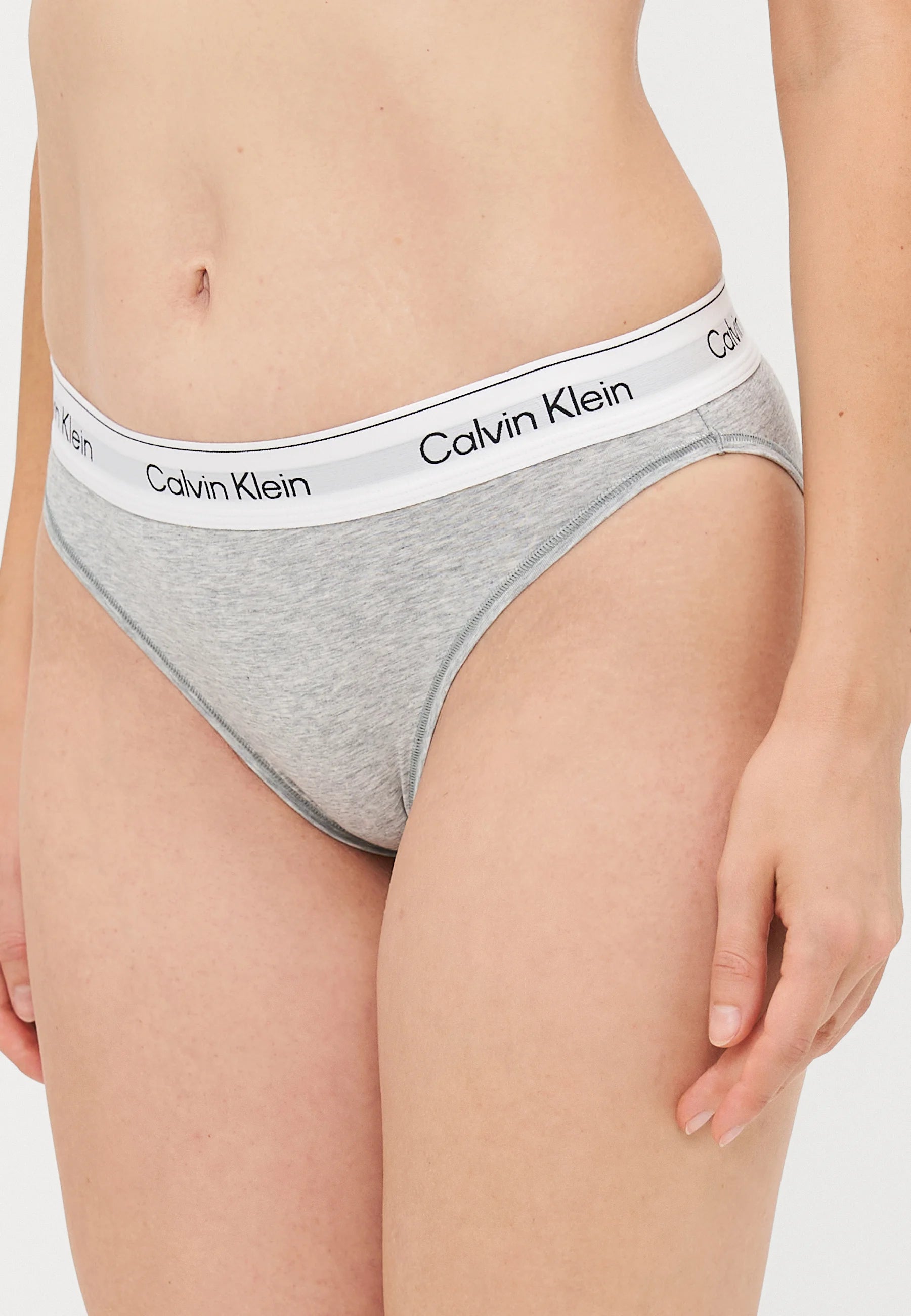 Slip Icon a gamba alta Calvin Klein - Grigio erica