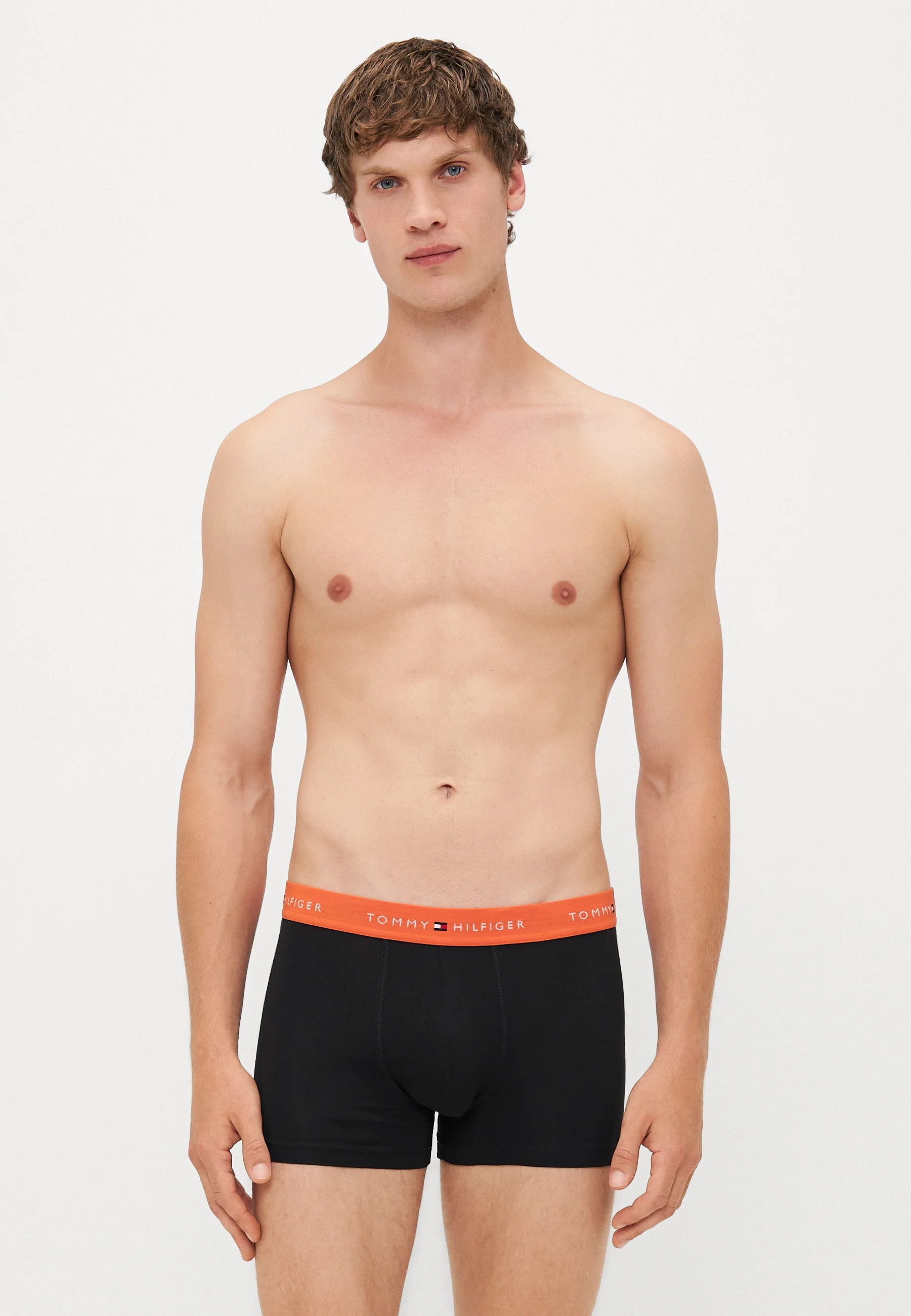 Tommy Hilfiger Signature Trunk 3 Pack – oranžová, modrá, zelená