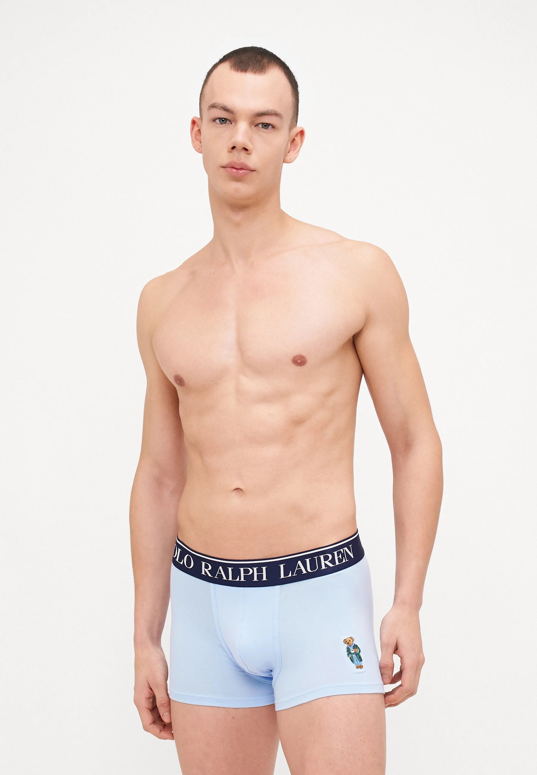 Polo Ralph Lauren Cotton Stretch Trunks – Low Rise – 2 Pack – Office Blue, Navy