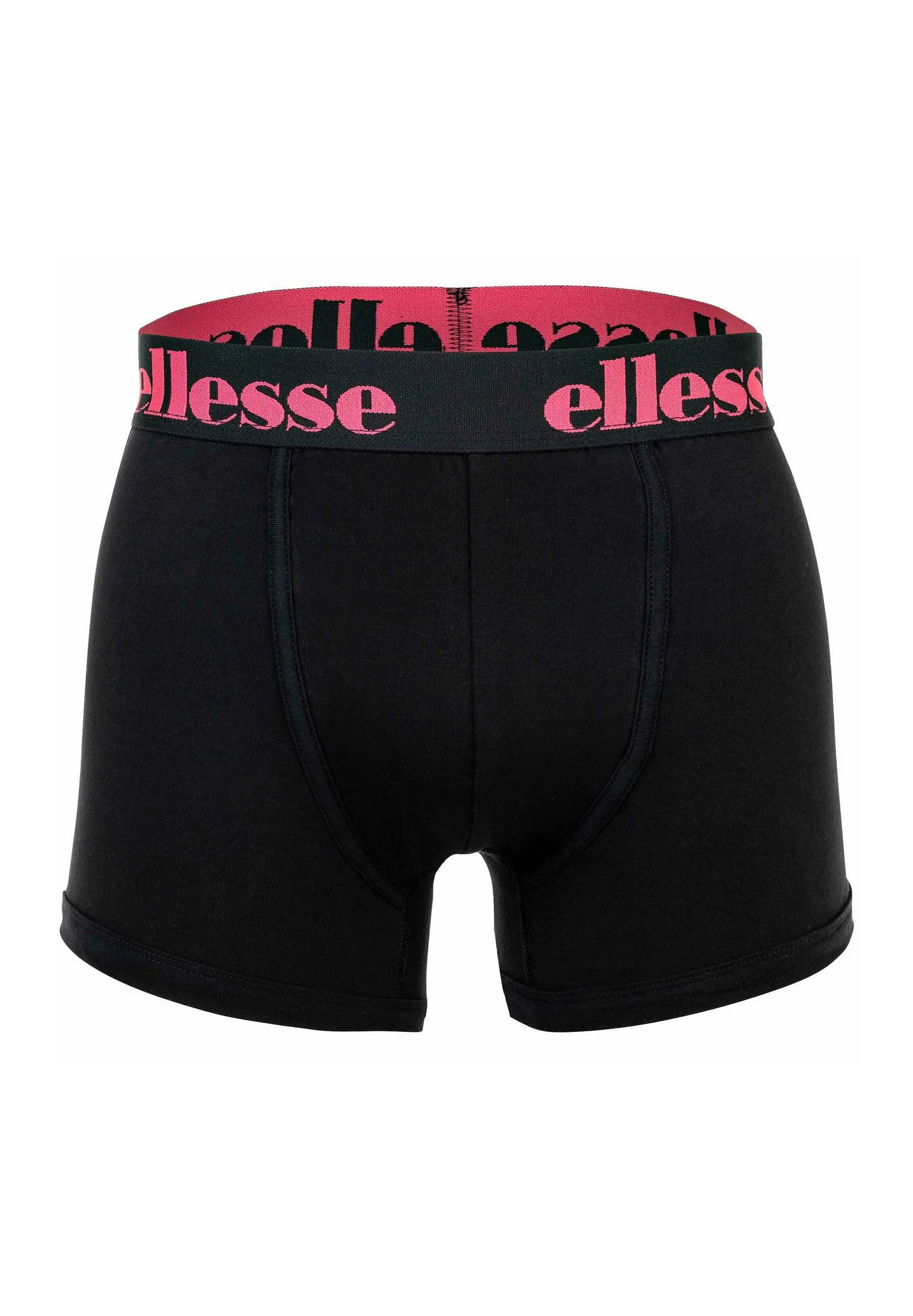 Ellesse Core 7 Pack Trunks – Black Multicolor