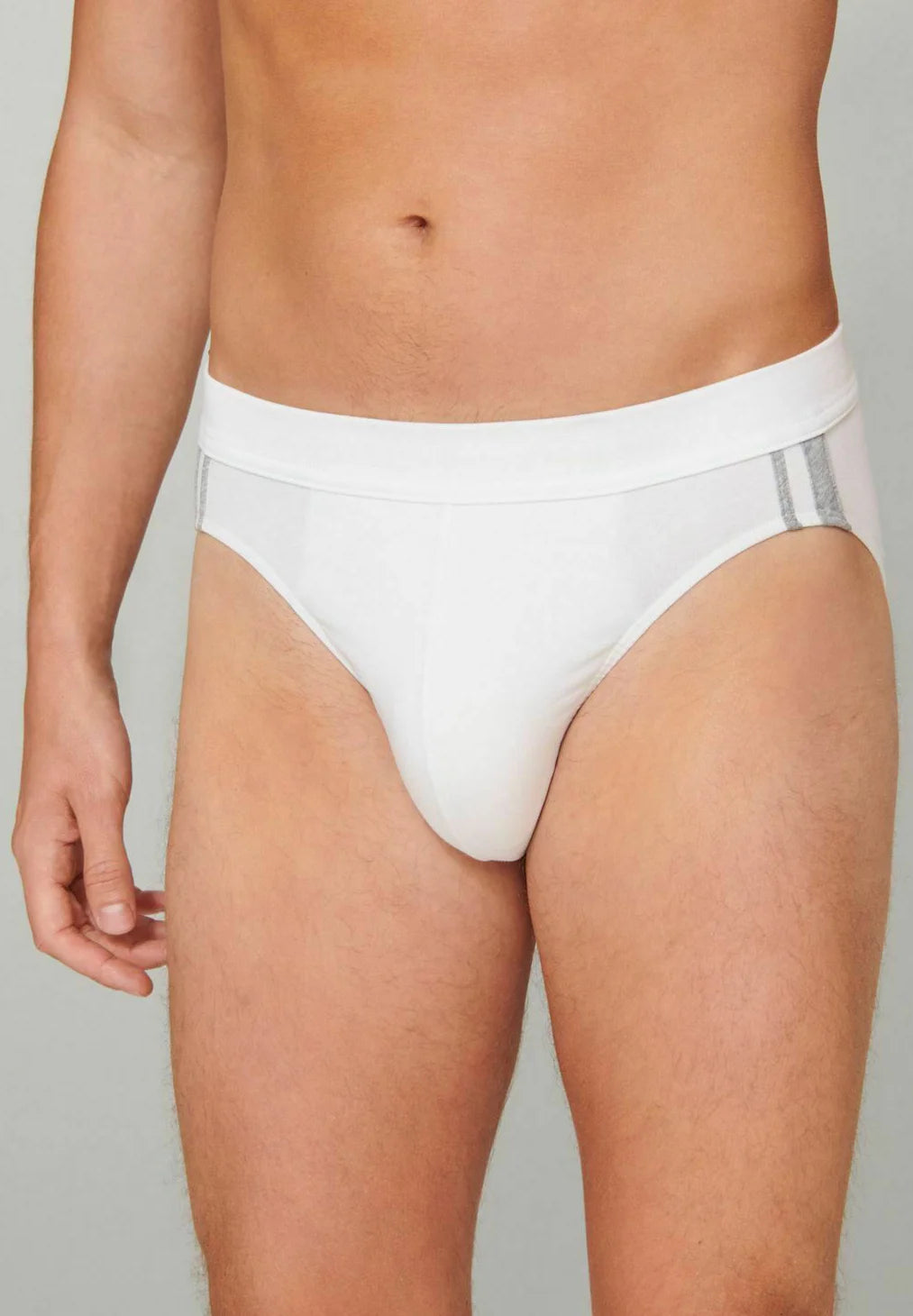 Schiesser Streifen Lot de 6 slips – Blanc