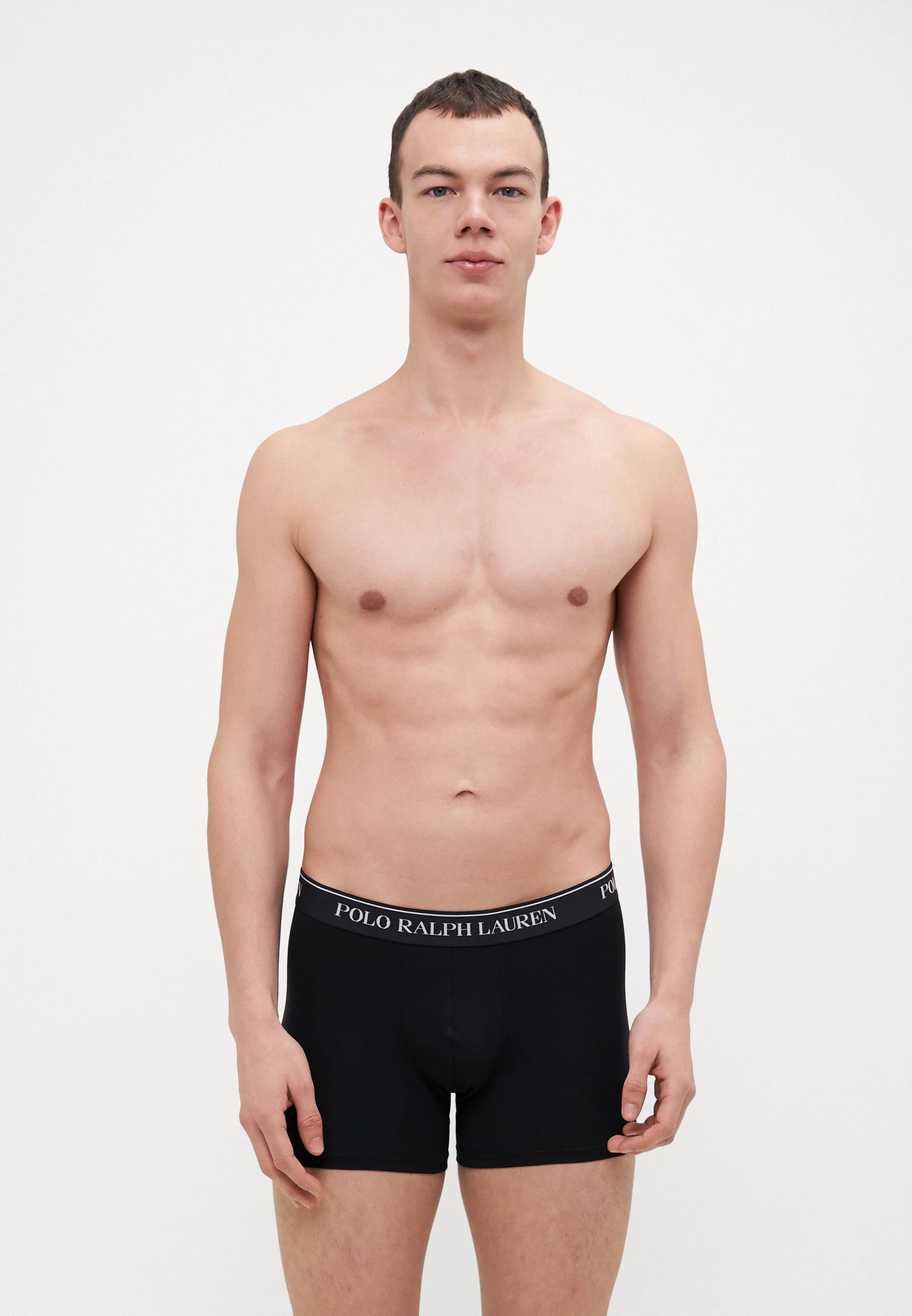 Polo Ralph Lauren Cotton Stretch Trunks – 5 Pack – Black, Grey, Khaki, Orange, Beige