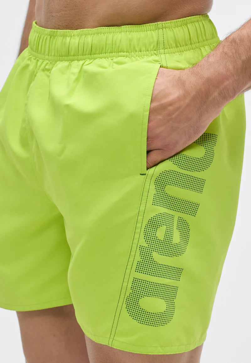 Arena Fundamentals Logo Boxer R – Artic Lime, Mangrove