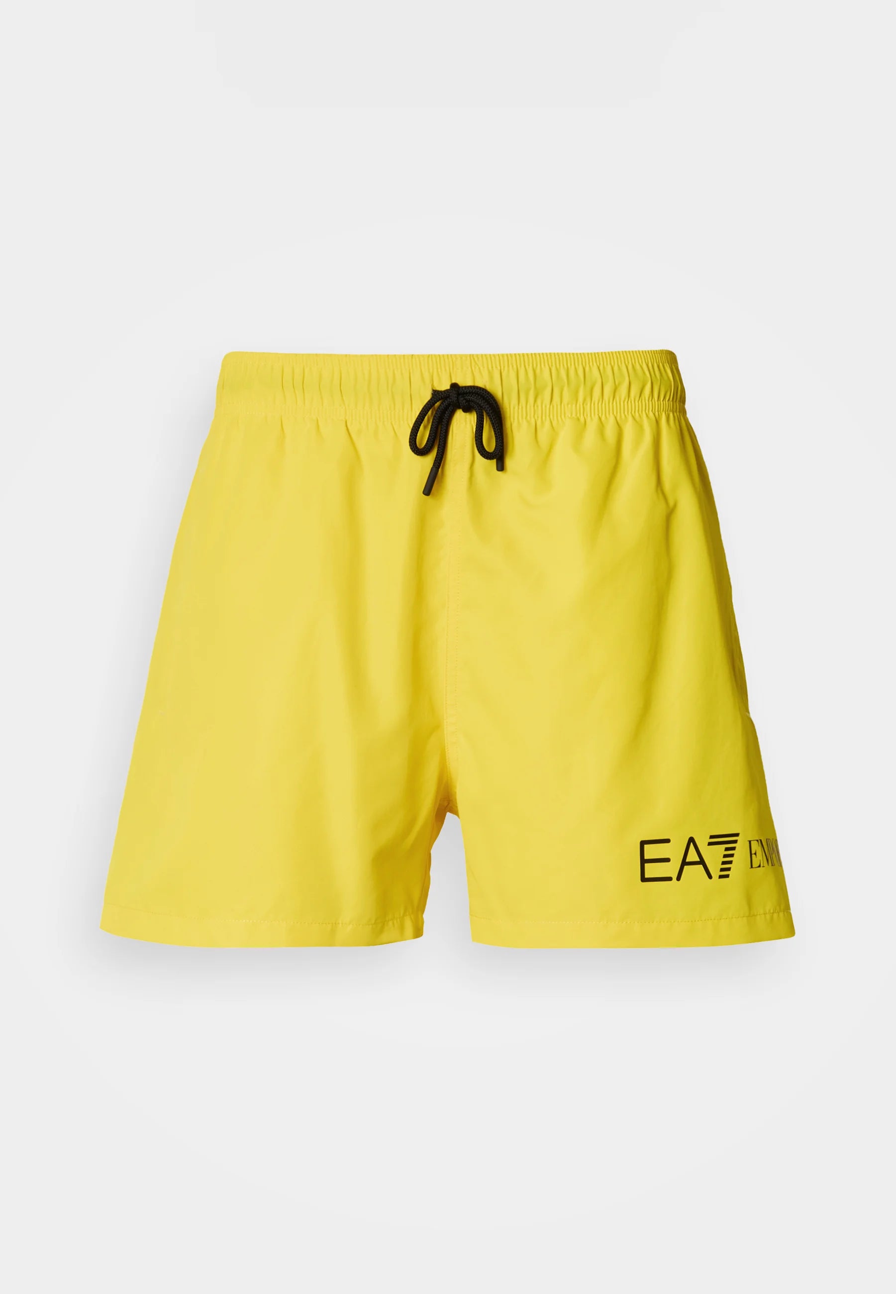 Plavecké šortky Emporio Armani EA7 Water Sport Extended Logo Boxer – Cyber ​​Yellow, Black