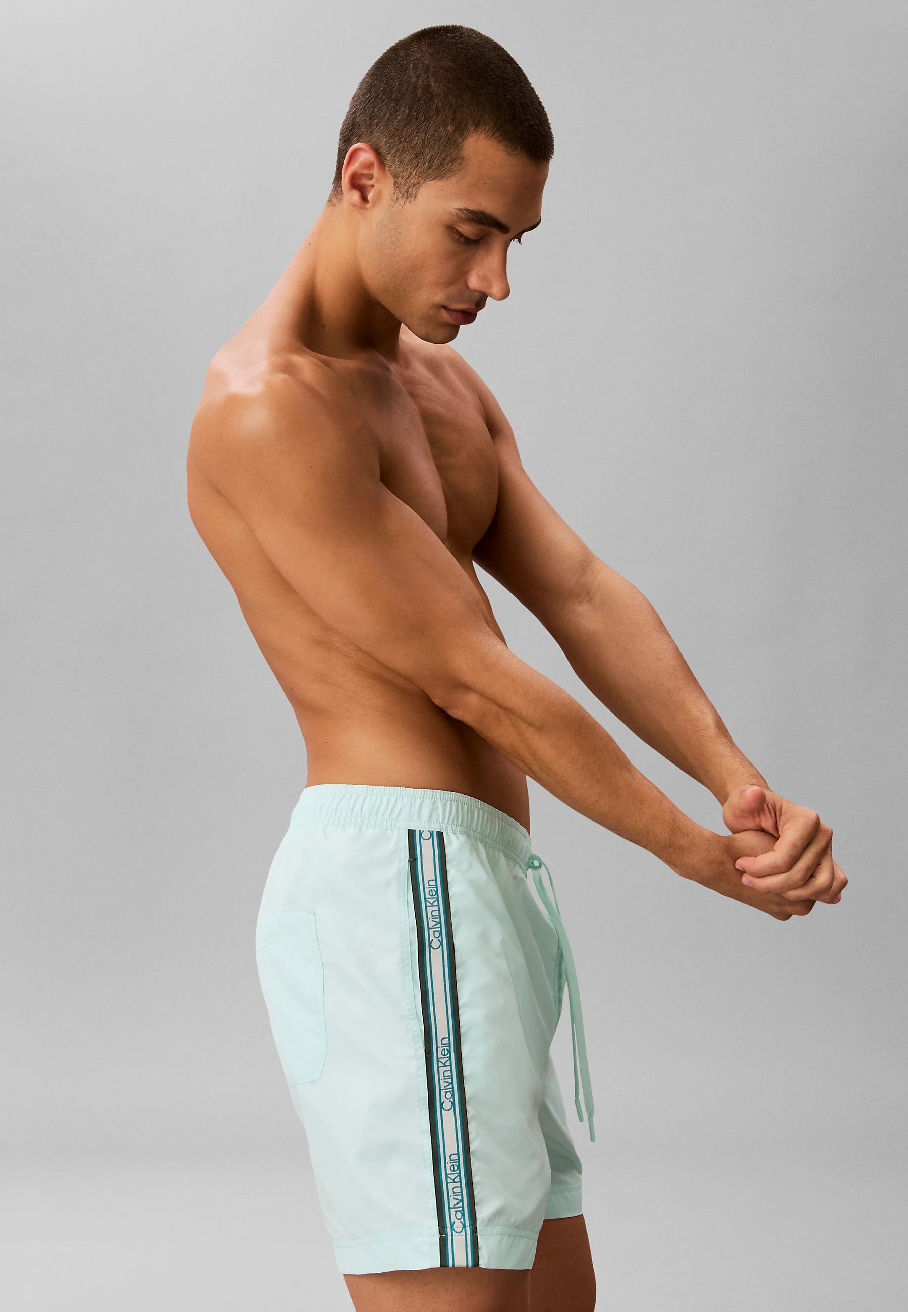 Short de bain Calvin Klein Icon – Brume Glacier