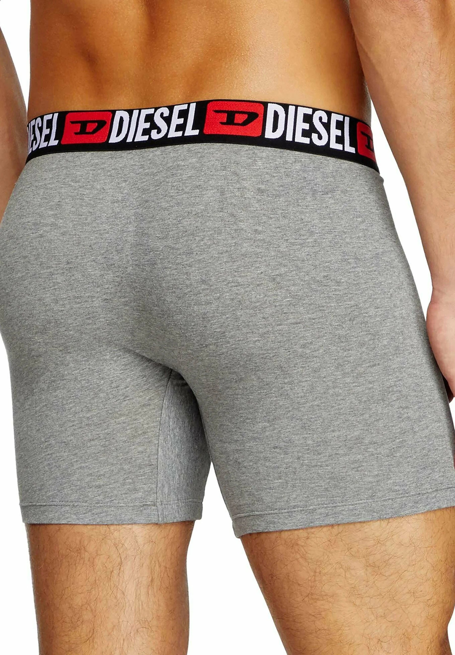 Diesel Max Core 3 Pack Boxer Briefs – Black, Grey, Red