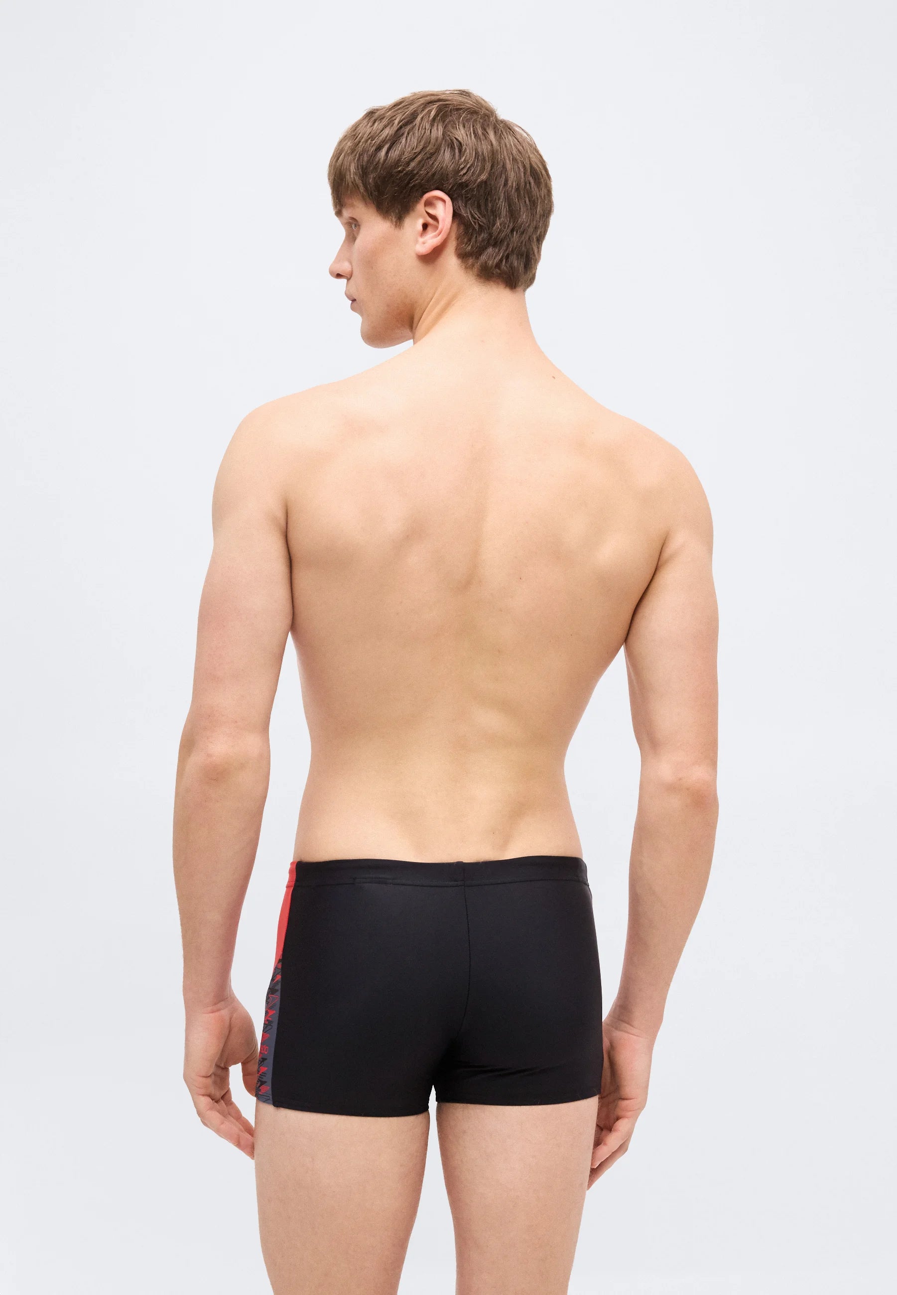 Speedo Dive Aquashort – Anthrazit, Rot