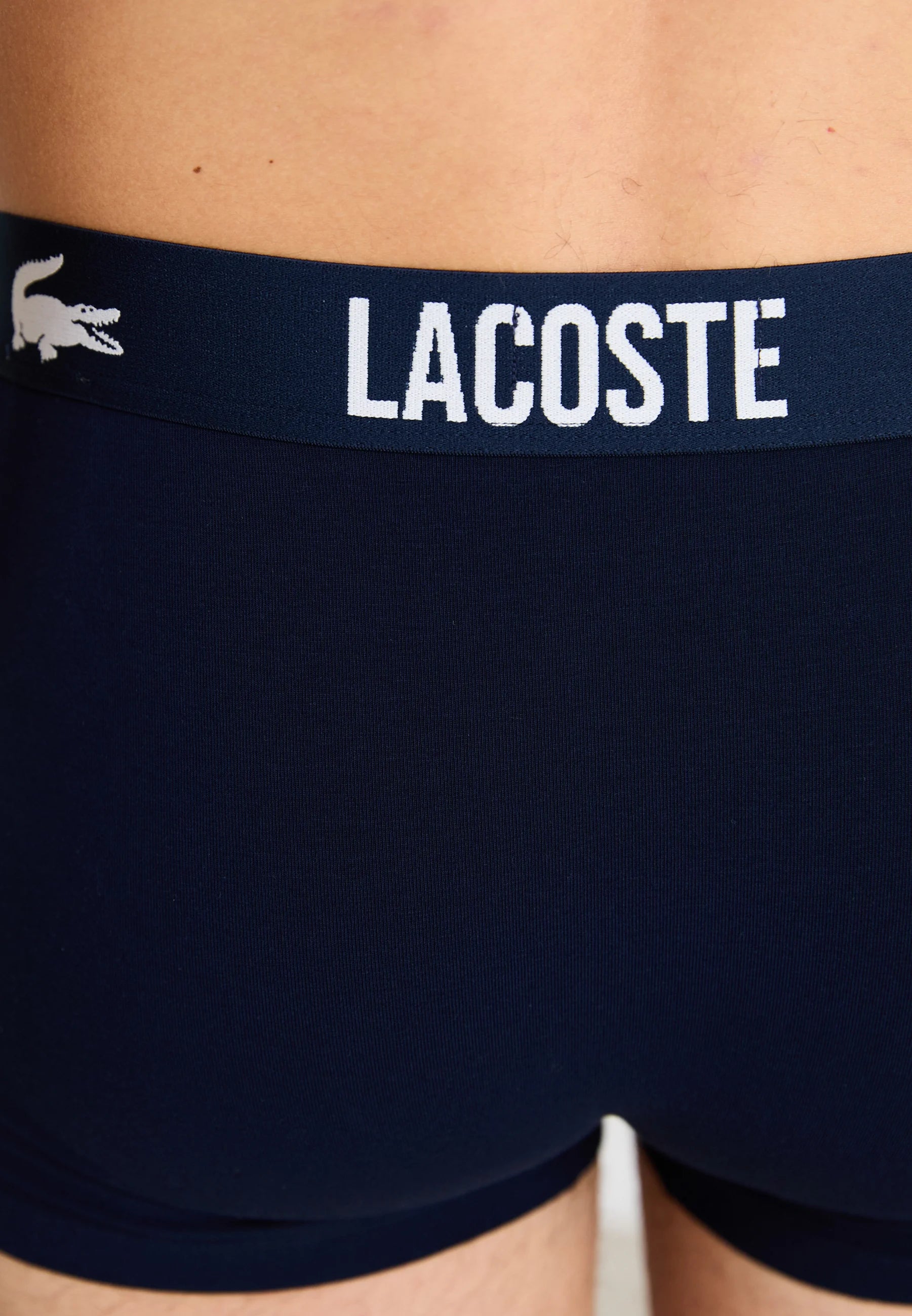 Lacoste Trunk 5 Pack Stretch Trunks – Navy Blue, Captain, Argentine Blue
