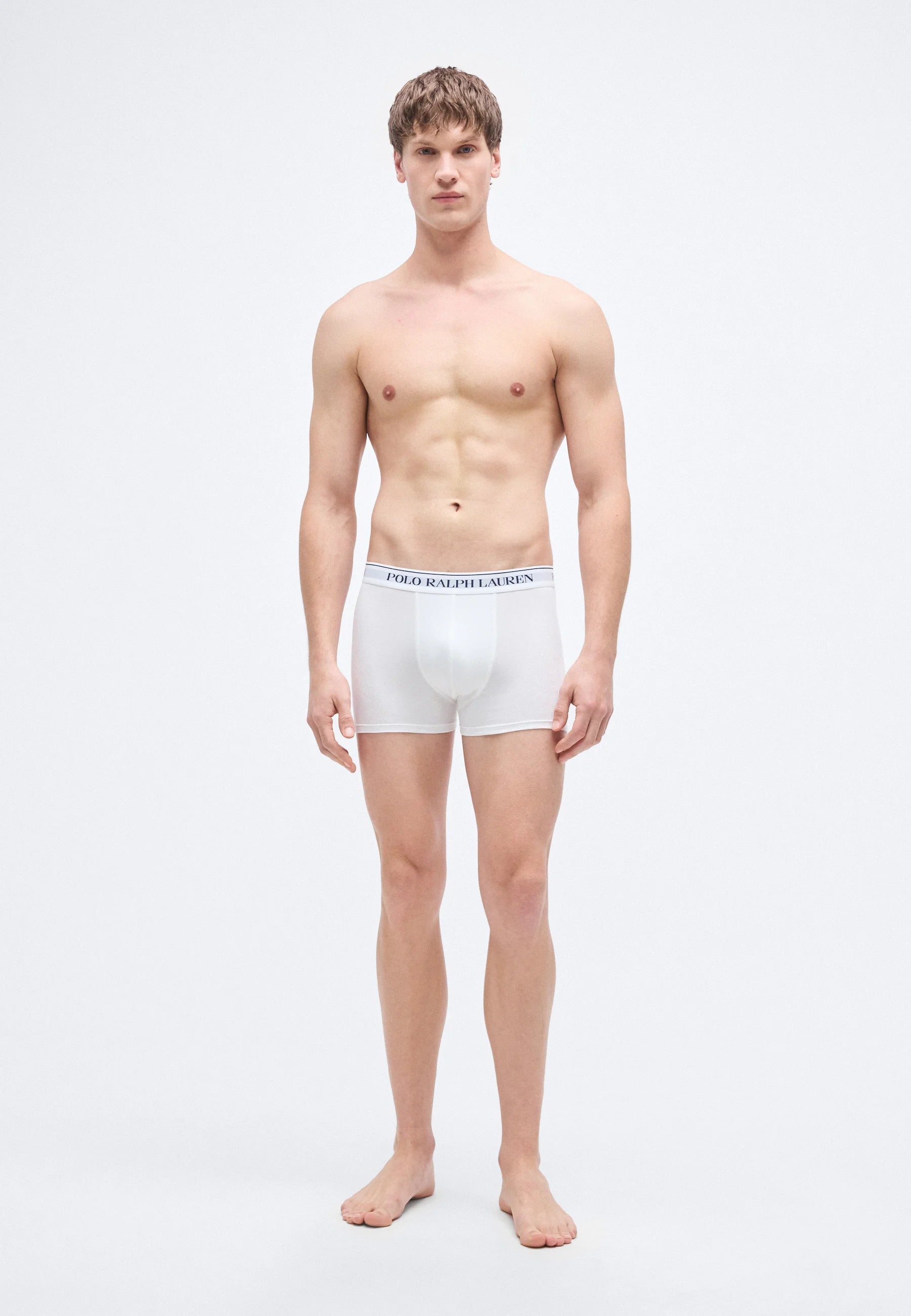 Polo Ralph Lauren Boxer classique en coton – Lot de 3 – Blanc