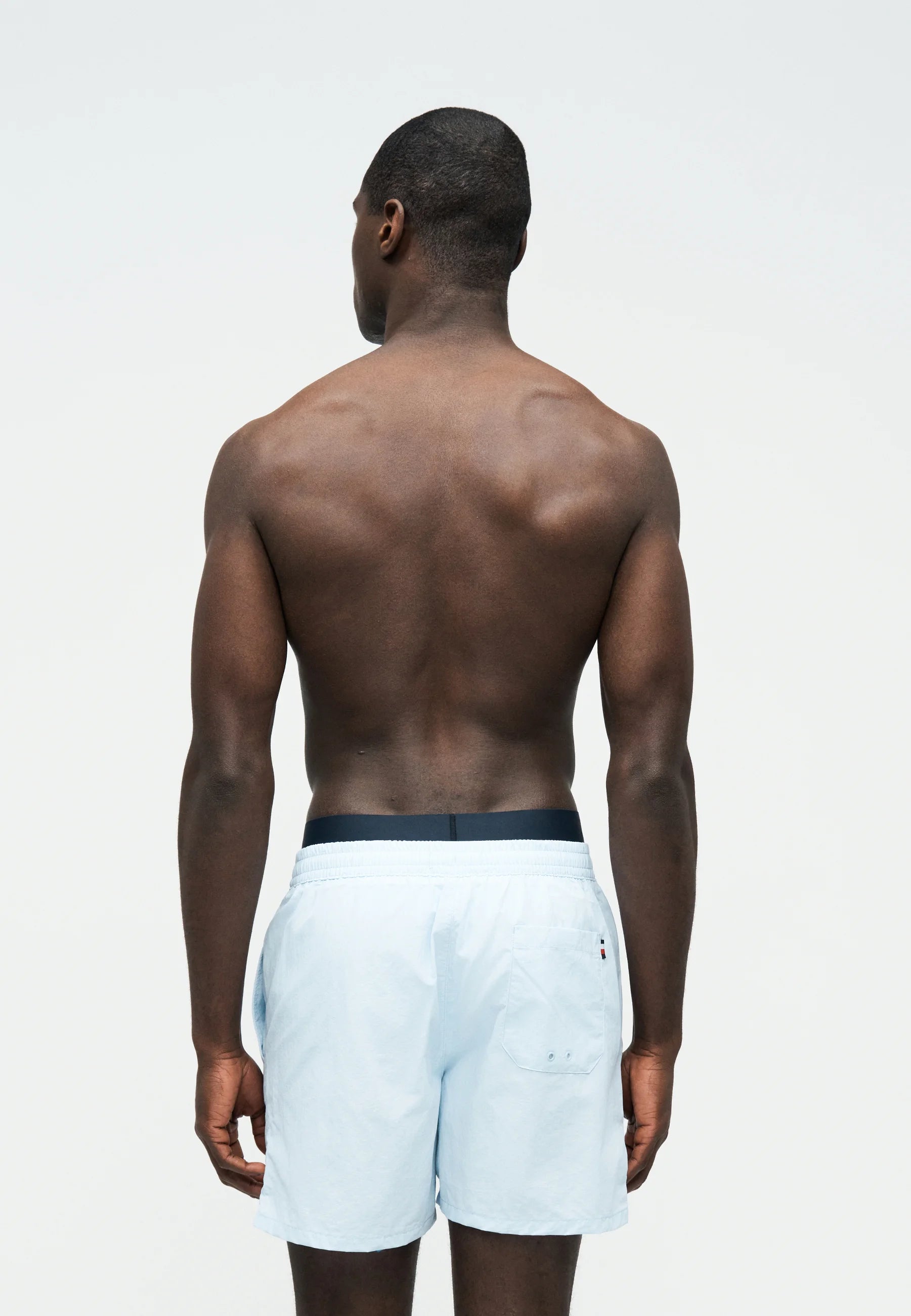 Tommy Hilfiger Logo Swim Shorts – Blue