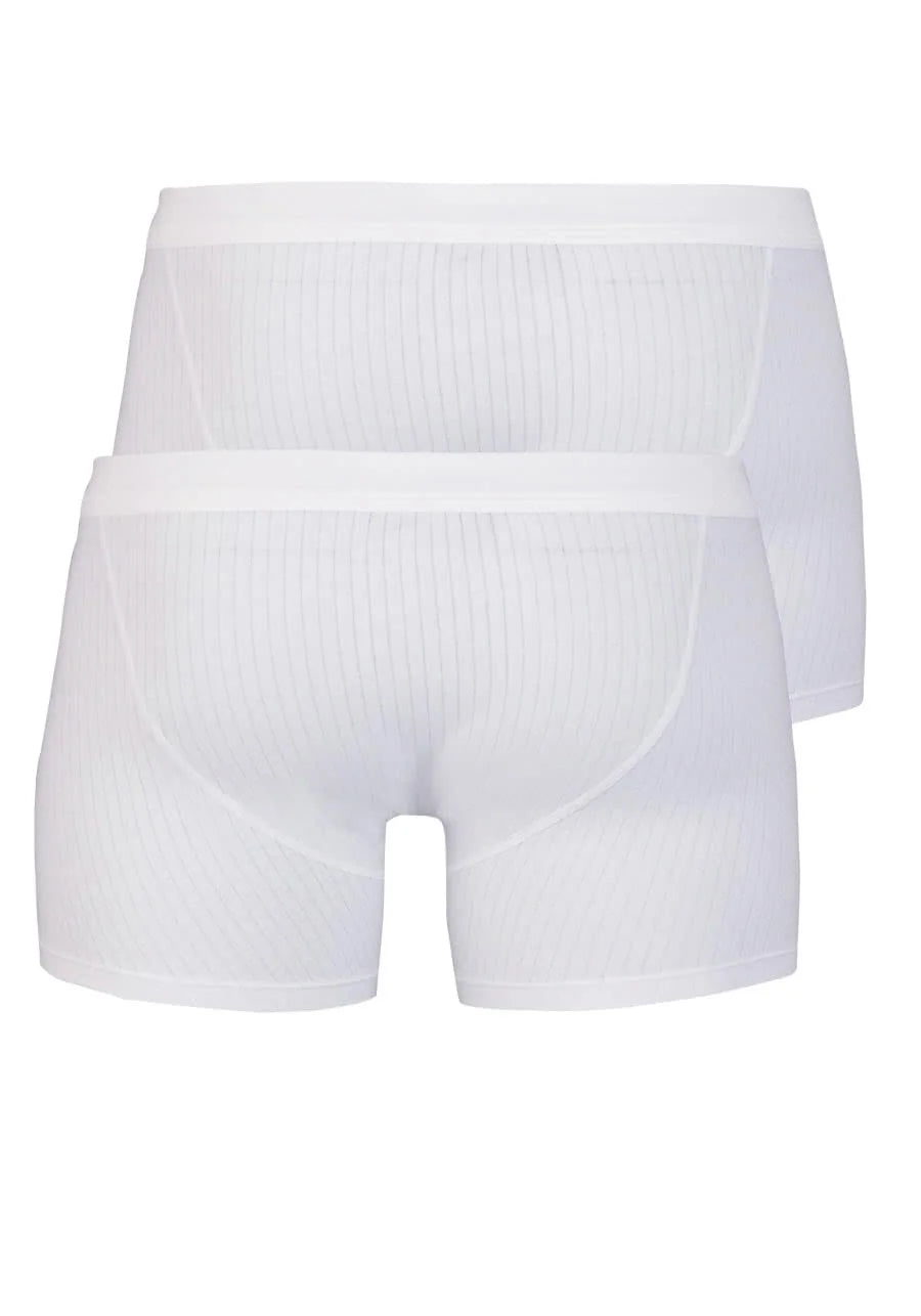 Lot de 2 boxers Schiesser Essentials Authentic - Blanc