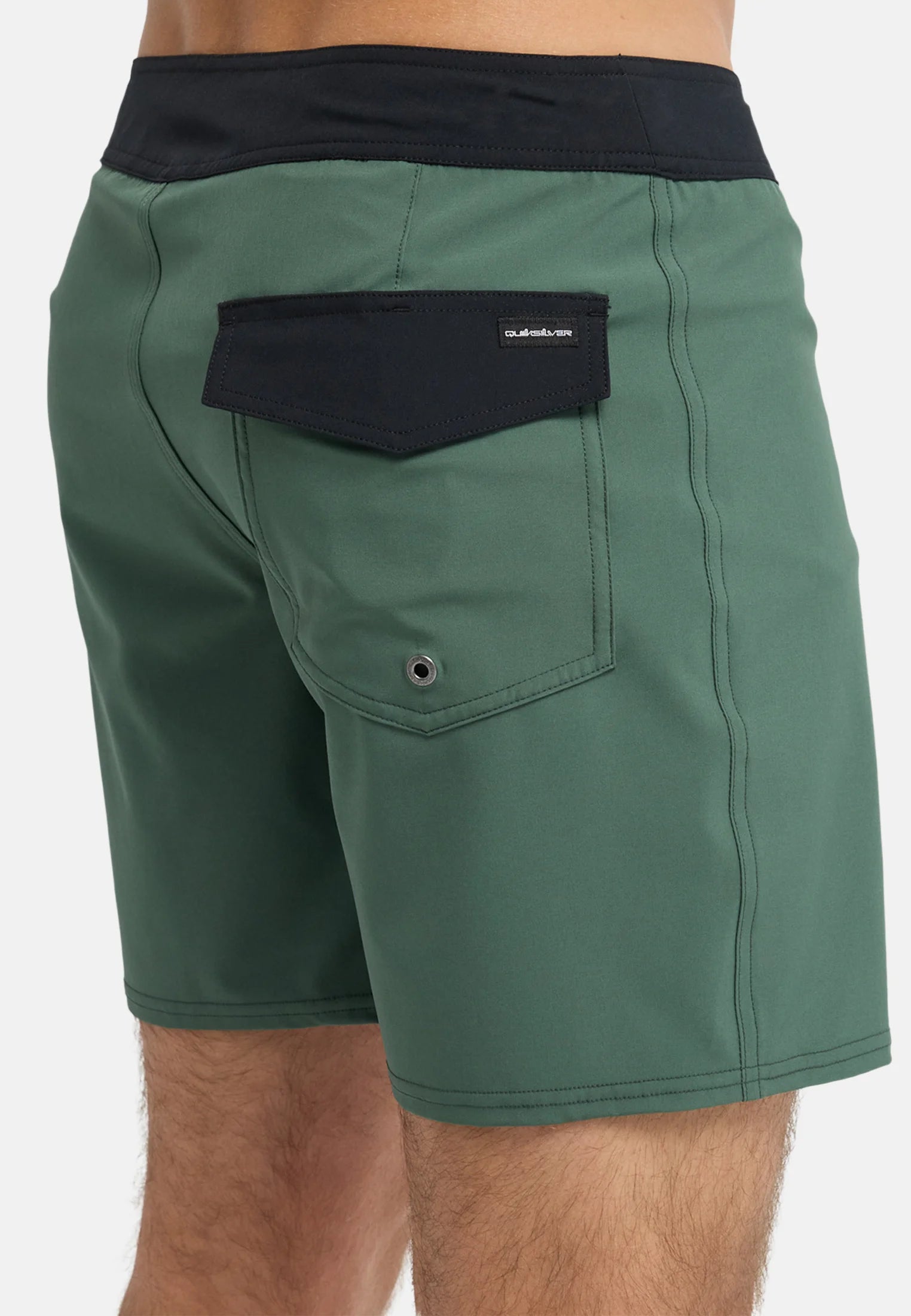 Short de bain Quiksilver Surfsilk Kaimana – Vert forêt