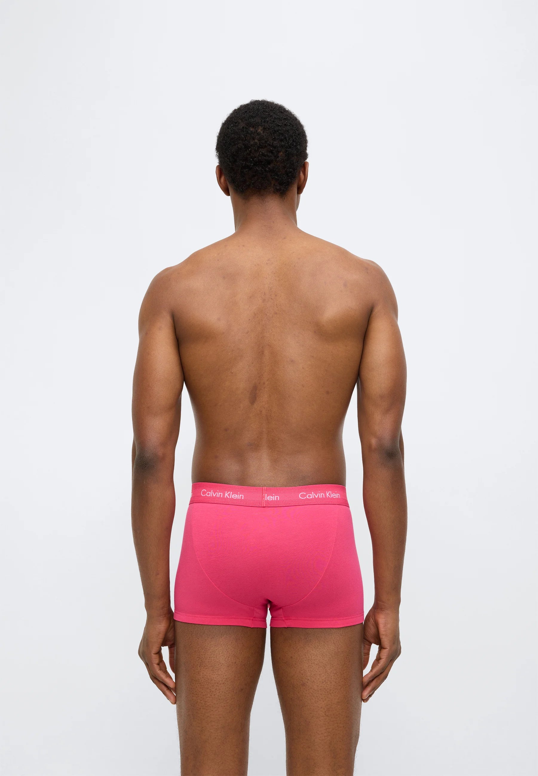 Calvin Klein Cotton Stretch Trunks – 3er-Pack – Blue Shadow, Innuendo, Grey Heather