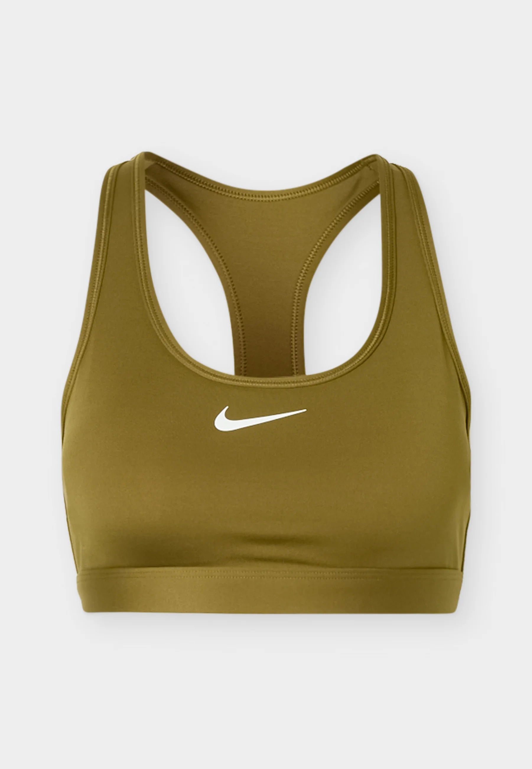 Nike Medium Support Sports Bra – Olive Flak, White