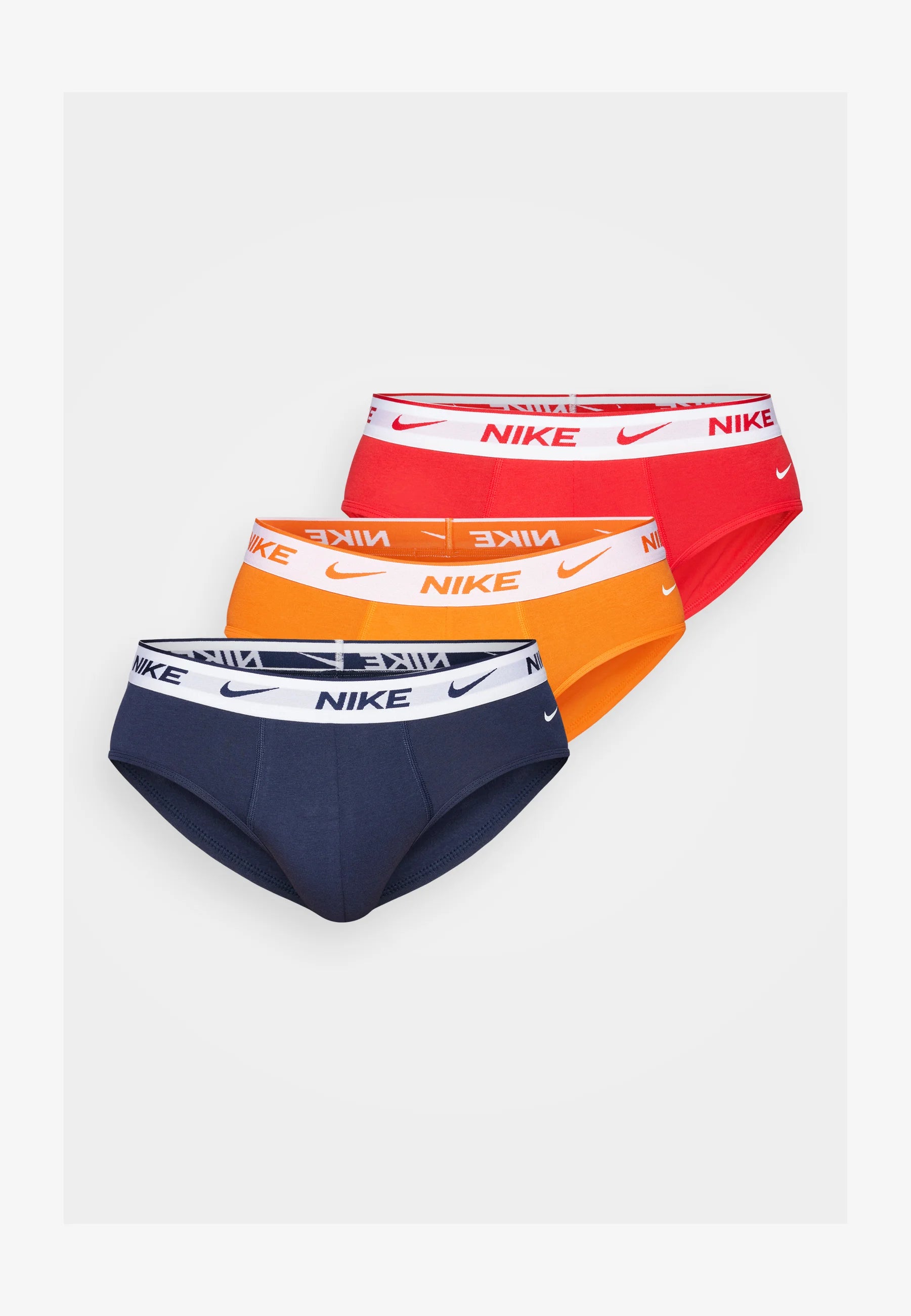 Spodní prádlo Nike Brief 3 Pack – černá, červená, oranžová
